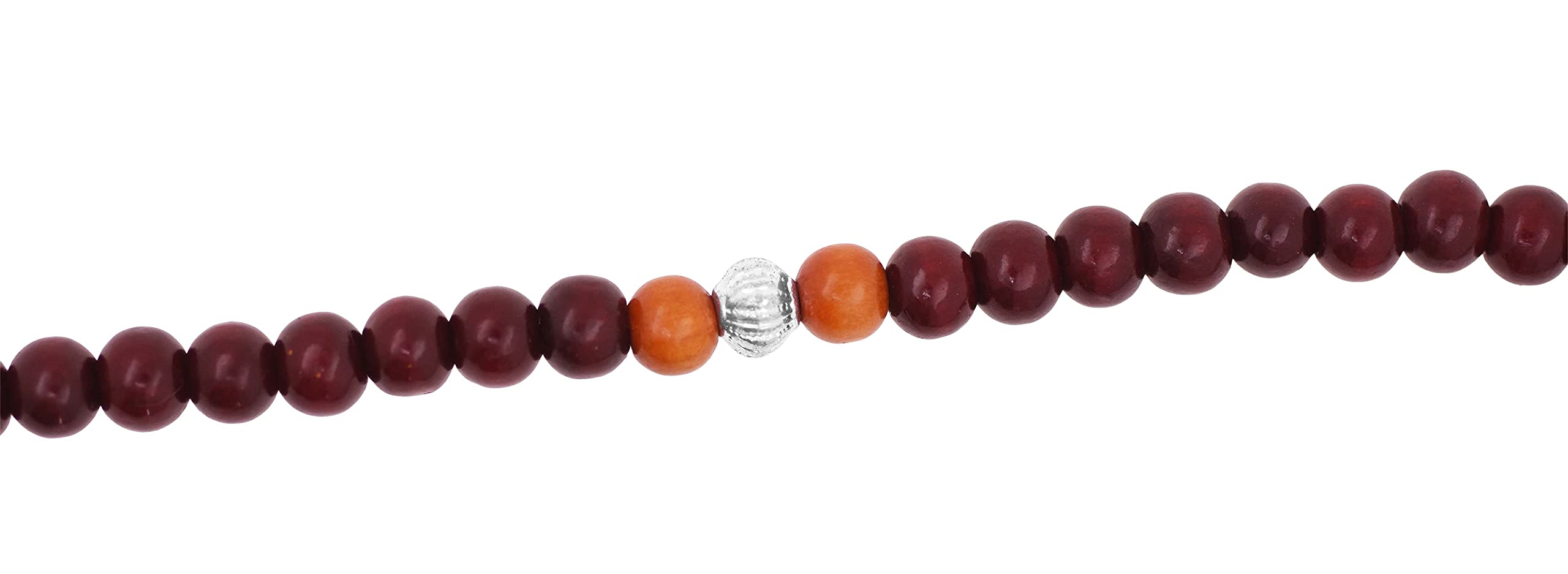 Mandala Crafts Natural Wood Mala Beads Necklace – Red Wood Japa Mala Beads 108 Necklace – 108 Mala Beads Bracelet Mala Prayer Beads Necklace for Men Women Mala Meditation Beads