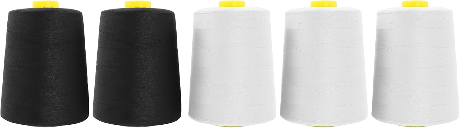 All Purpose Sewing Thread from Polyester for Serger, Overlock, Quilting, Sewing Machine