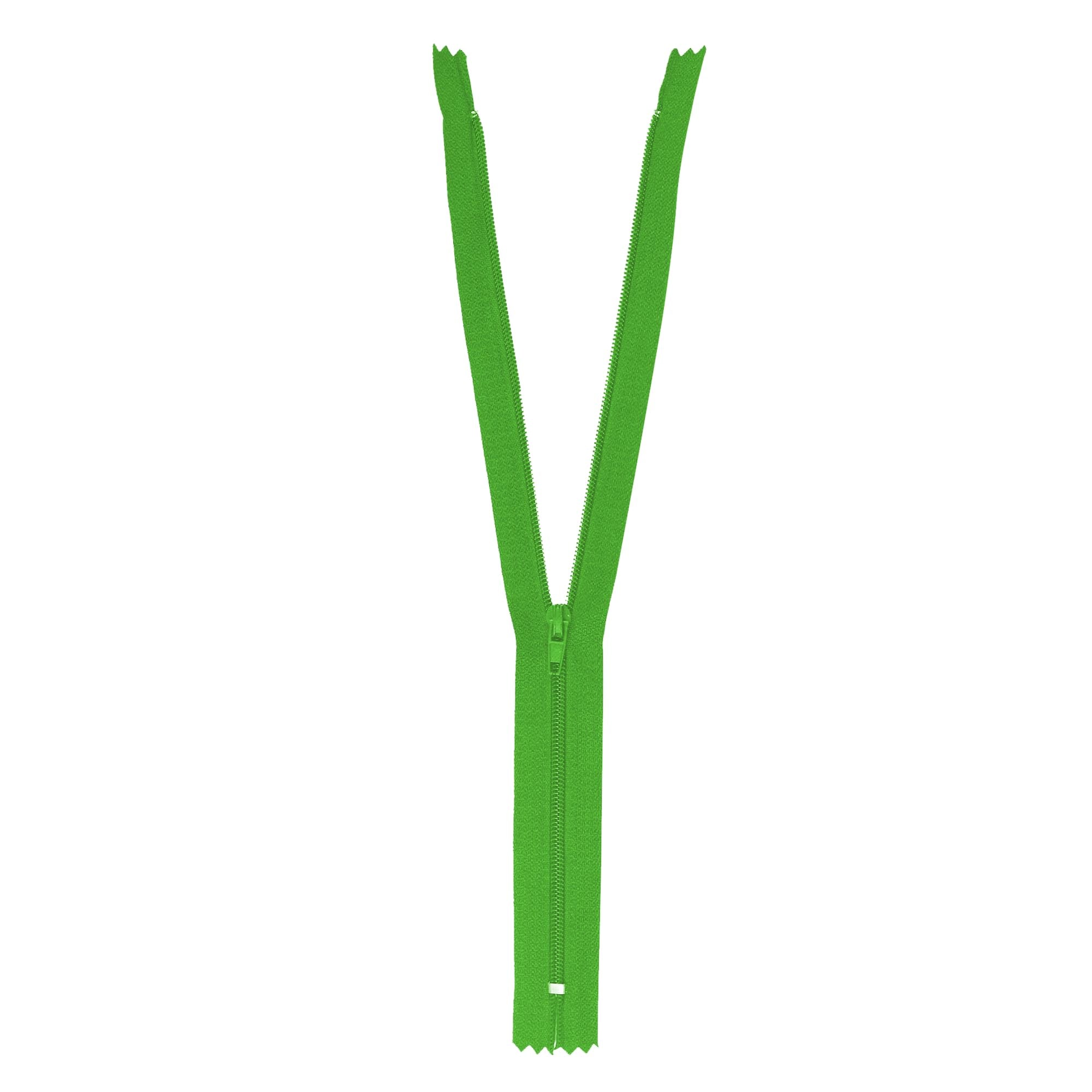 Mandala Crafts Green Nylon Zippers for Sewing Green Zipper in Bulk - Zippers Sewing Supplies - Green Sewing Zippers for Tailor Zipper Replacement