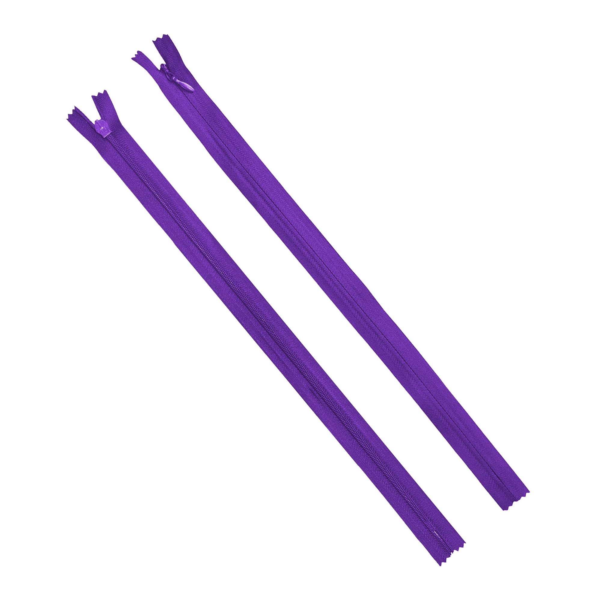 Purple Hidden Zippers - Purple Invisible Zippers - Zippers for Sewing Crafts - #3 Sewing Zippers Bulk Purple Zipper Supplies