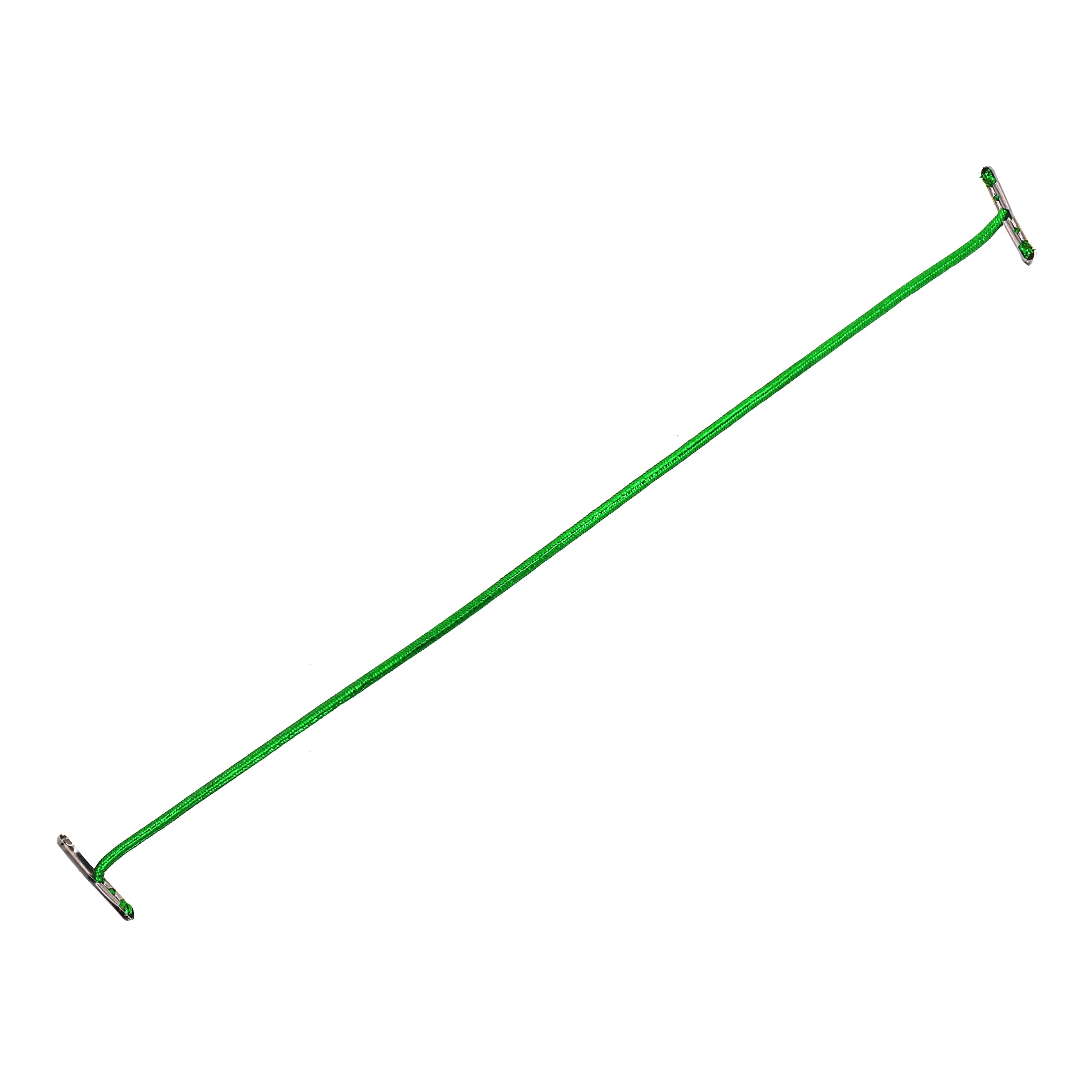 Mandala Crafts Barbed Elastic Barbed Cord - 100 Round 13” Craft Elastic Party Hats Elastics Cord with Metal Ends for Elastic Mask Strings Menu Stretch Loop Band Fastener