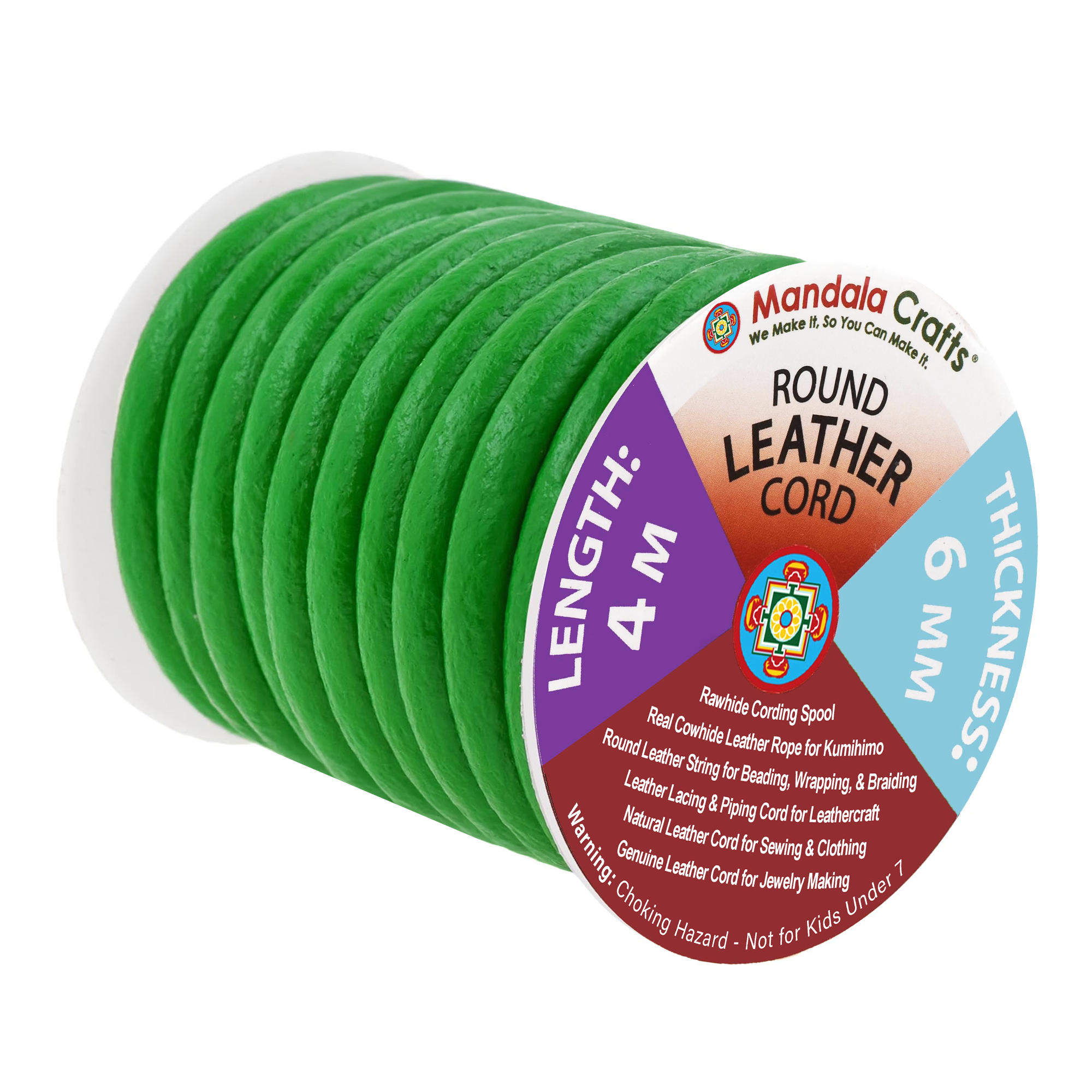 Round Cowhide Genuine Leather String Cord, Natural Rawhide Rope for Jewelry Making, Kumihimo Braiding, Shoelaces