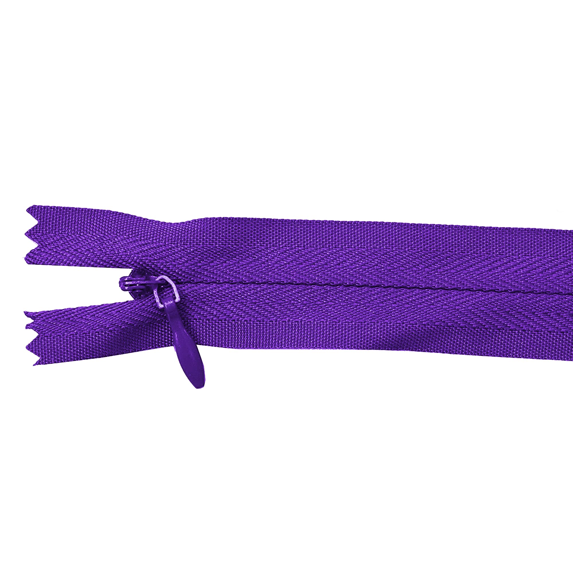 Purple Hidden Zippers - Purple Invisible Zippers  -  Zippers for Sewing Crafts - #3 Sewing Zippers Bulk Purple Zipper Supplies