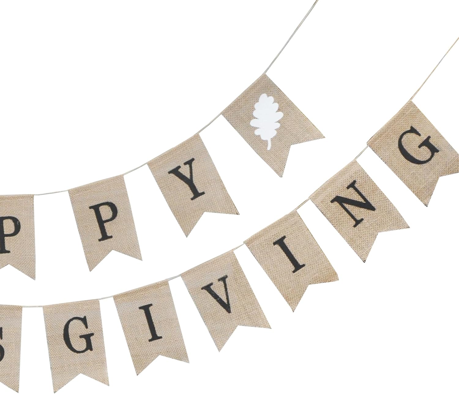 Burlap Happy Thanksgiving Banners - Happy Thanksgiving Decorations Banner - Happy Thanksgiving Garland Thanksgiving Party Decorations Indoor Outdoor