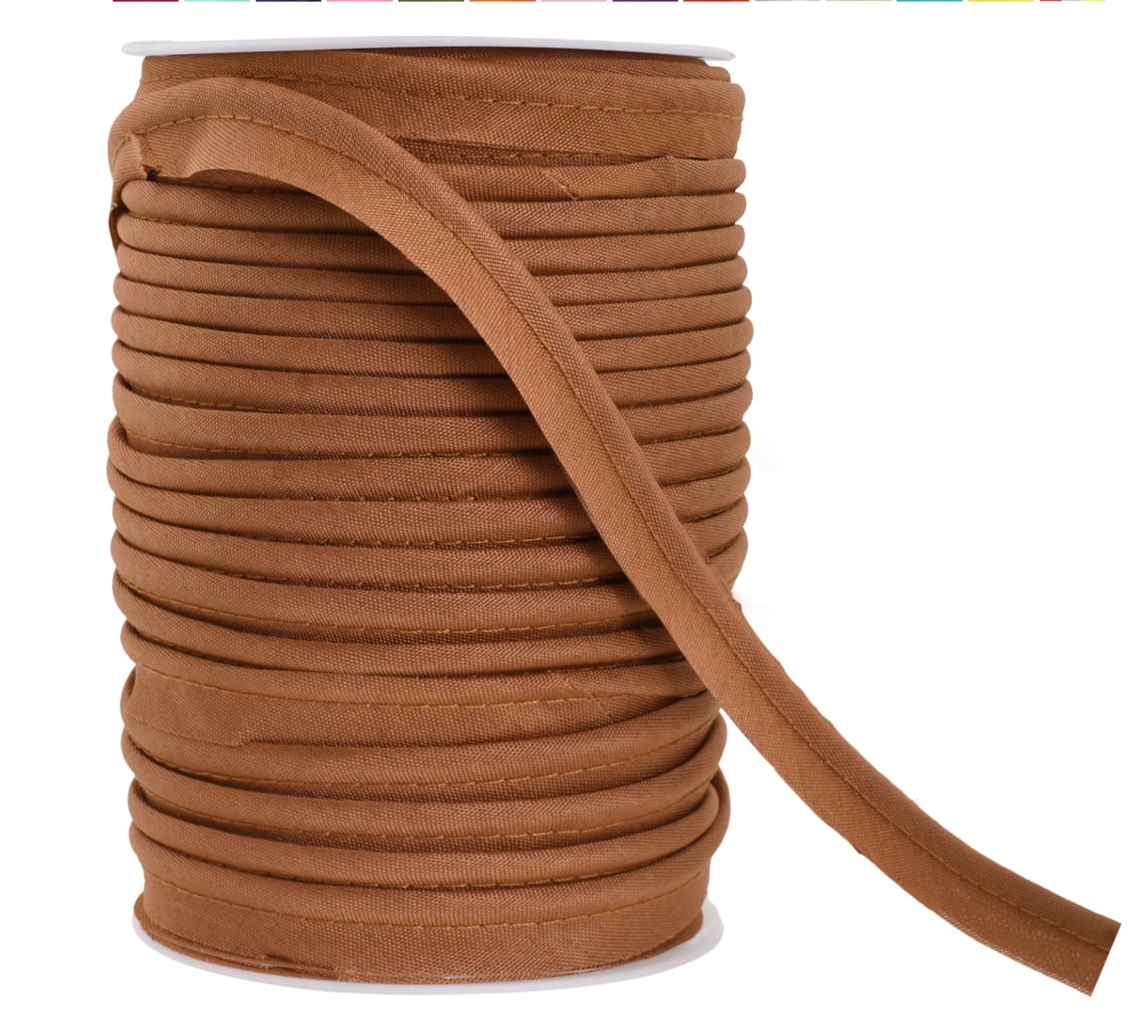 55 Yards Maxi Piping Trim with Welting Cord - 1/2 Inch Maxi Piping Bias Tape for Sewing - Lip Cord Trim by The Yard for Upholstery Trimming