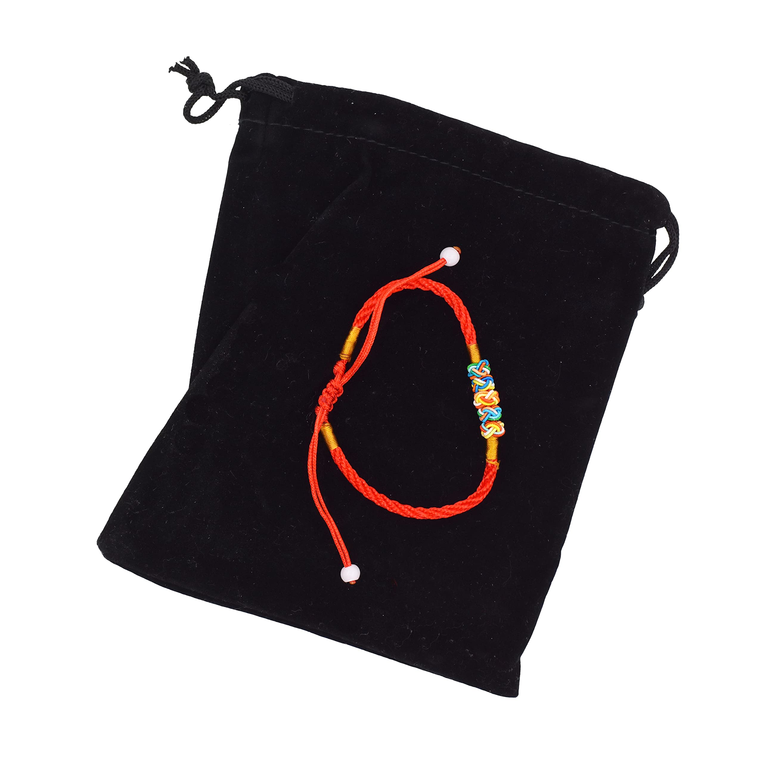 Mandala Crafts Kabbalah Red String Bracelet Protection Against Evil Eye - Red Bracelet for Protection Good Luck - Red Protection Bracelet for Men Women