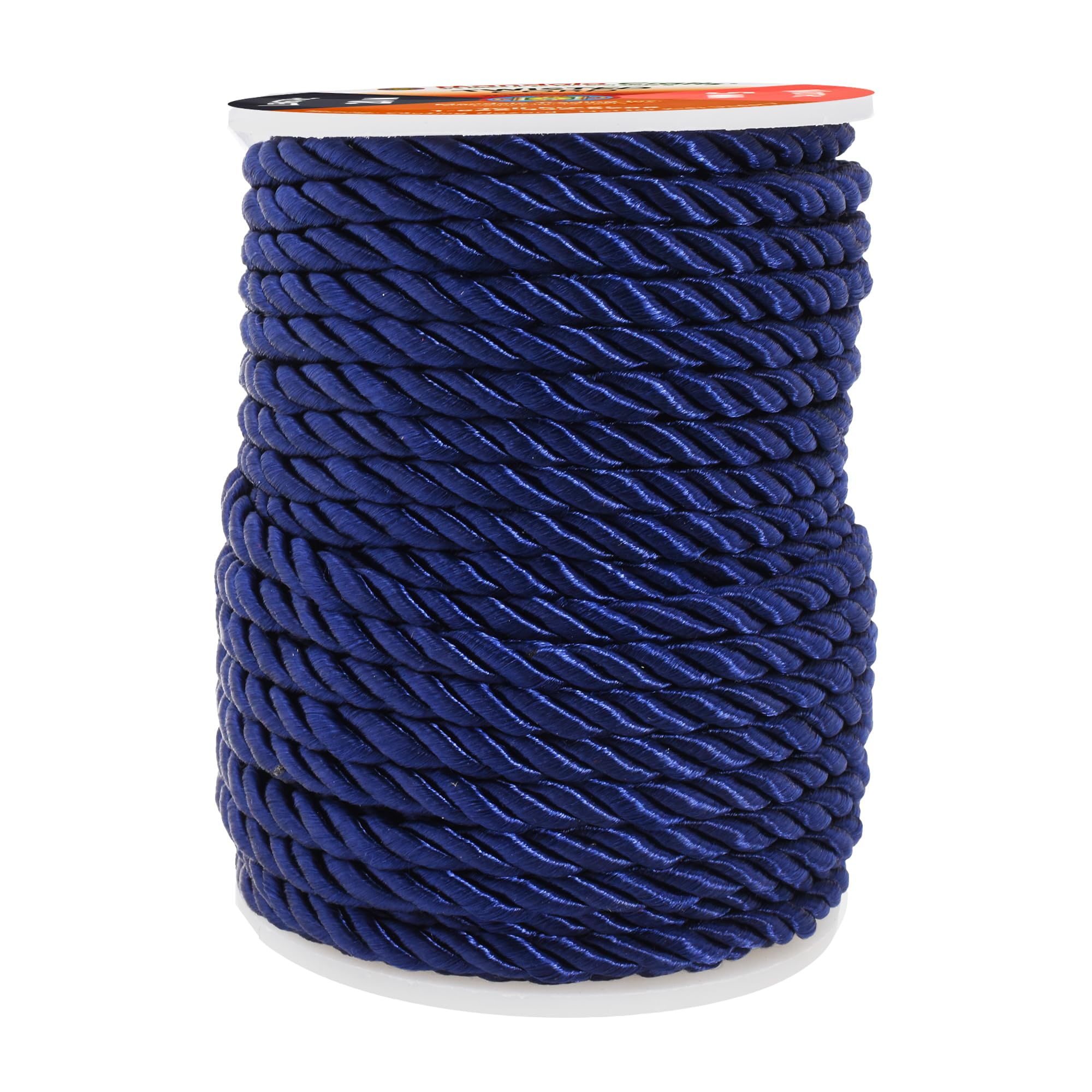 Mandala Crafts Twisted Cord Trim Decorative Rope for Crafts - Rope Braided Cord - Twisted Rope Trim for Upholstery Cording Handfasting Graduation Cord