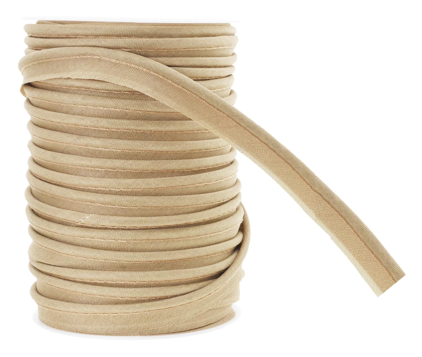 55 Yards Maxi Piping Trim with Welting Cord - 1/2 Inch Maxi Piping Bias Tape for Sewing - Lip Cord Trim by The Yard for Upholstery Trimming