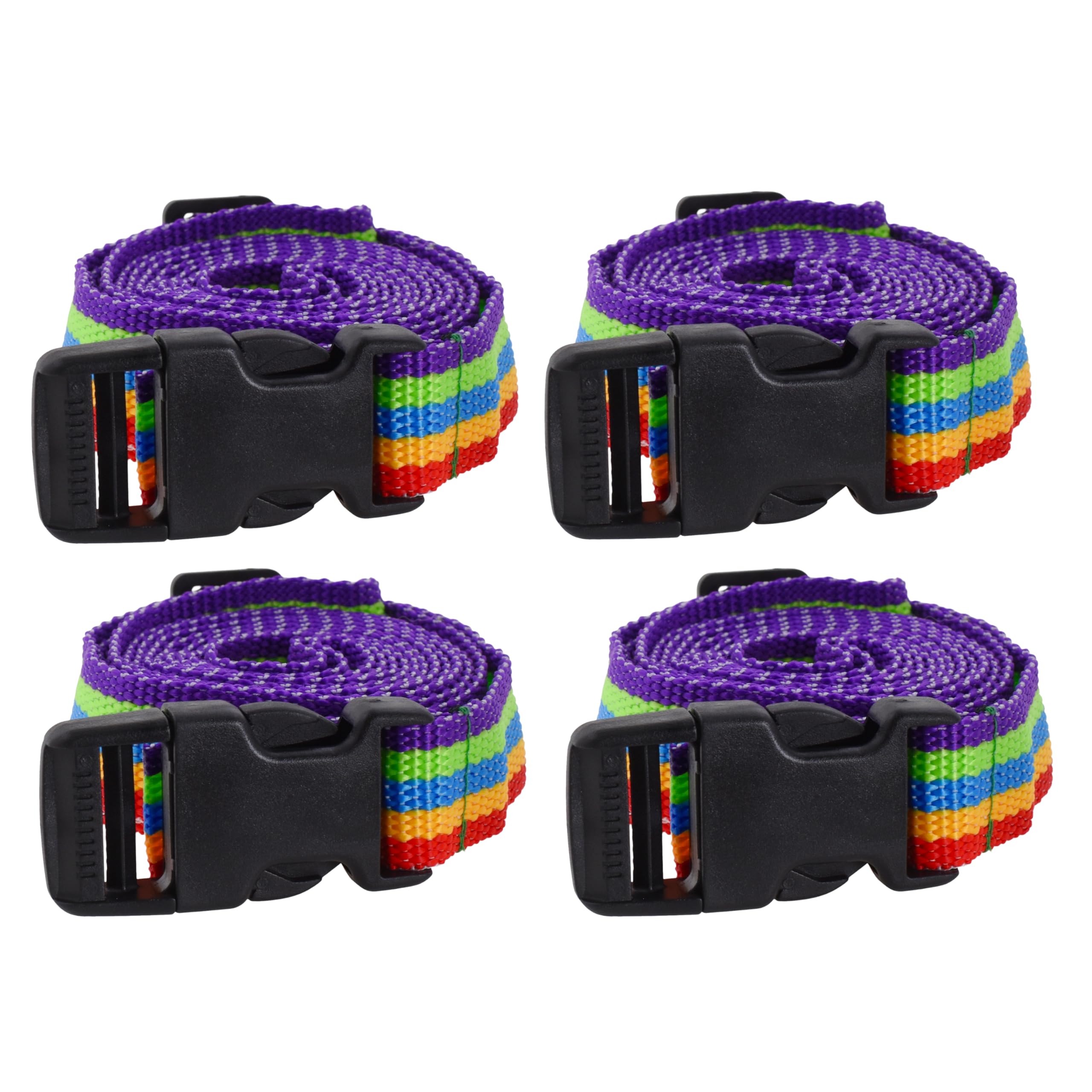 Mandala Crafts Buckle Straps Adjustable Black Utility Straps with Buckles for Packing Straps  Nylon Quick Release Buckle Strap for Backpack Sleeping Bag Luggage Suitcase