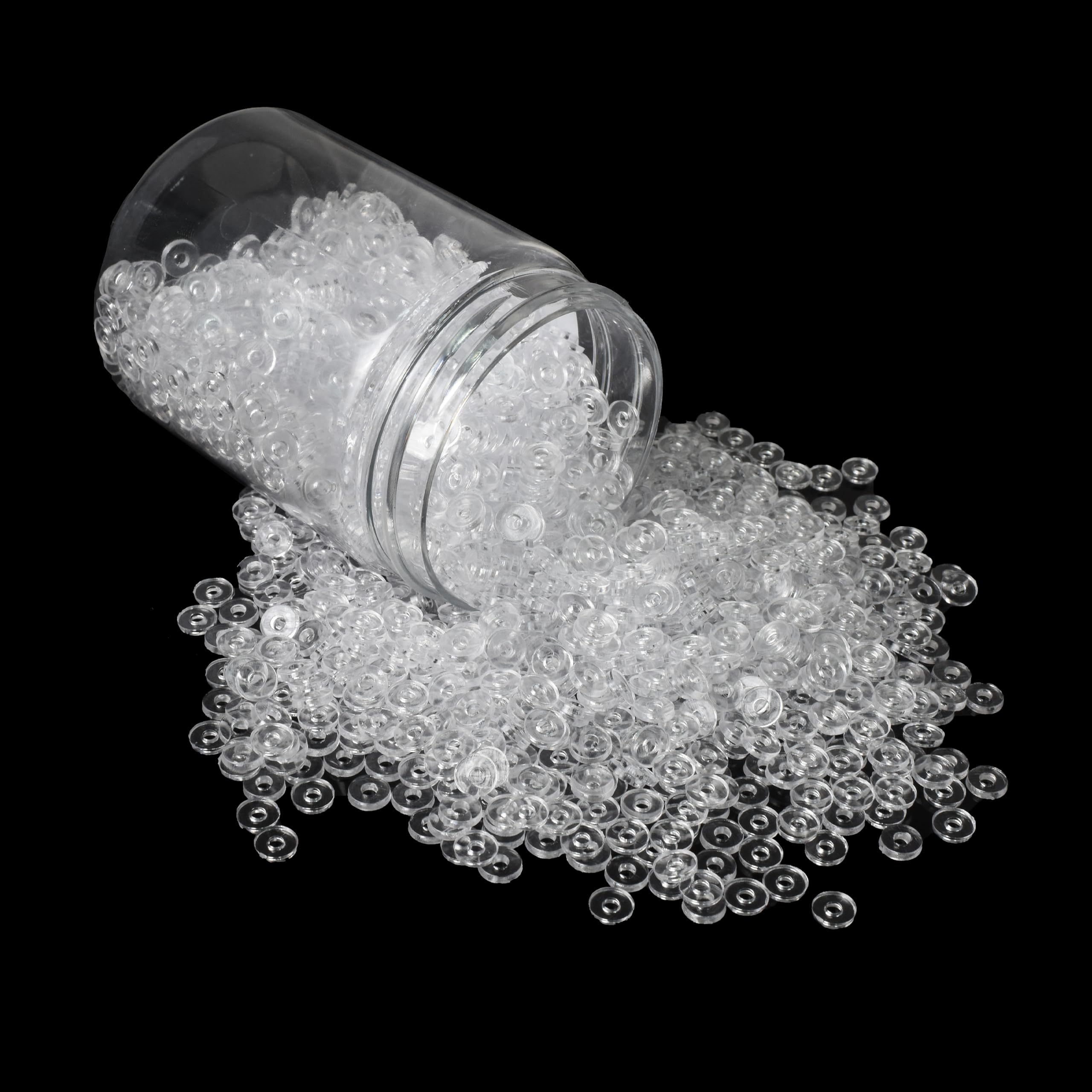 Flat Round Polymer Clay Beads for Jewelry Making Clay Heishi Beads Flat Beads - Disc Beads for Spacer Necklace Bracelet Earrings 4mm 6mm 8mm