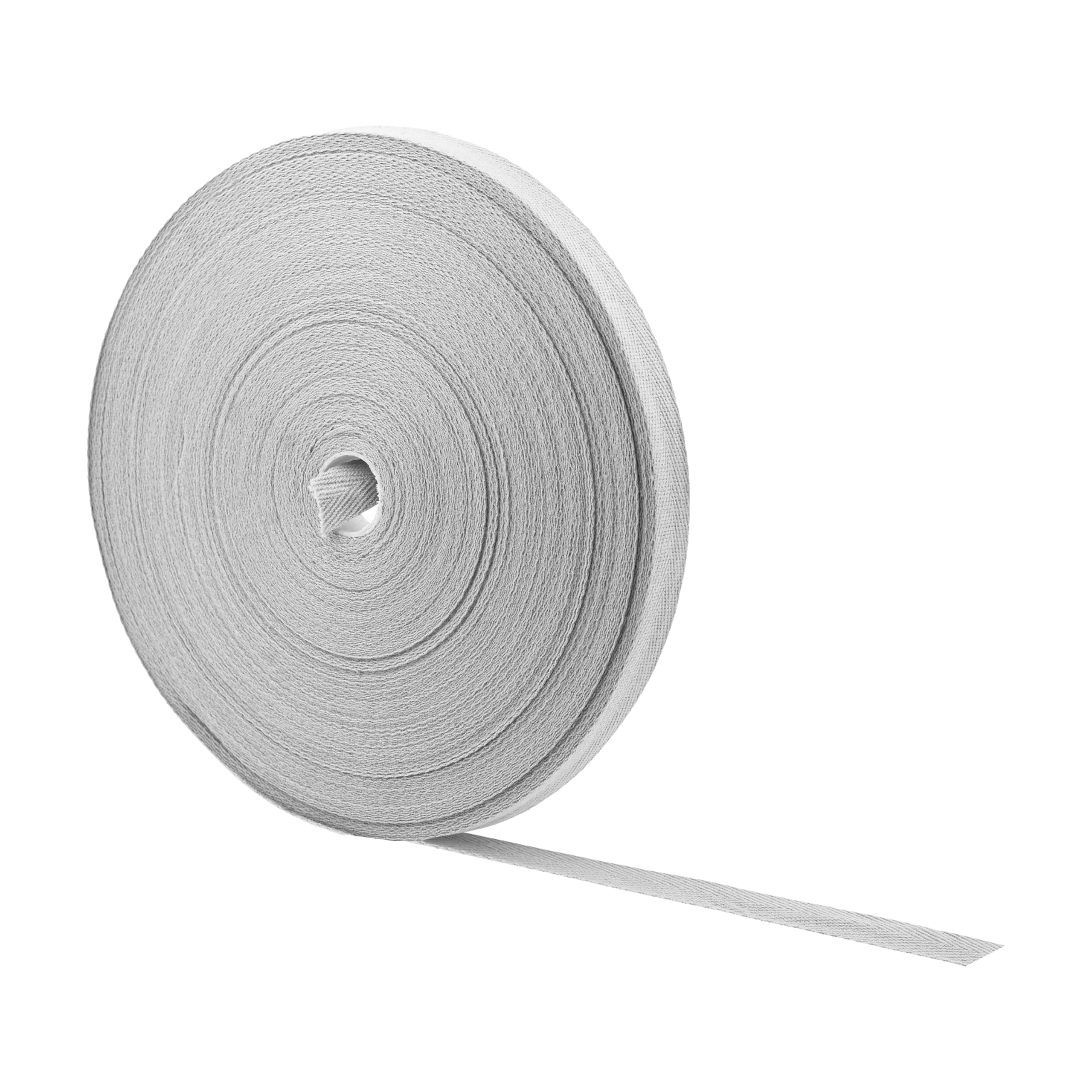 Mandala Crafts Cotton Twill Tape - Cotton Ribbon Webbing - Soft Cotton Herringbone Tape Cloth Strap for Seam Binding Sewing Trimming