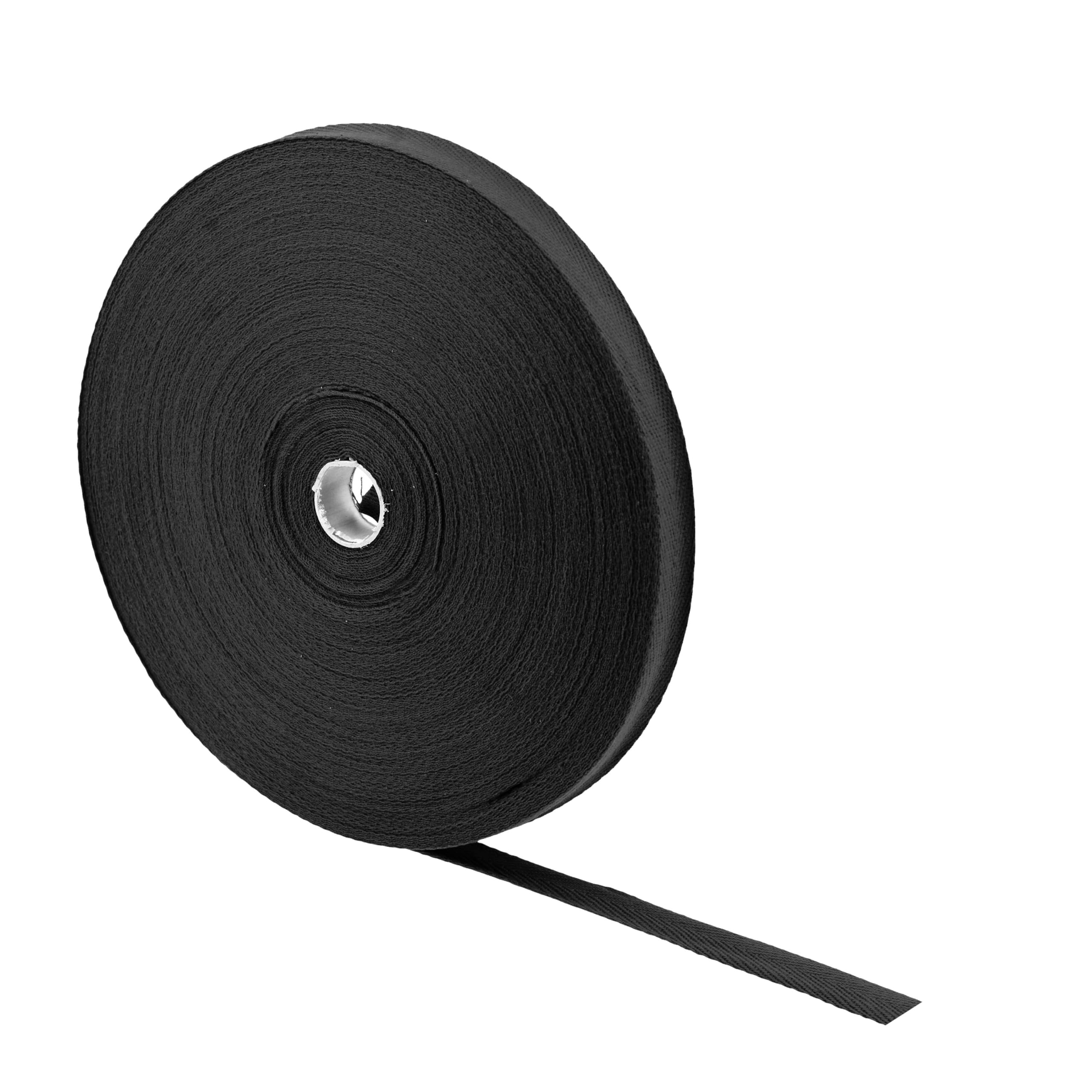 Mandala Crafts Cotton Twill Tape - Cotton Ribbon Webbing - Soft Cotton Herringbone Tape Cloth Strap for Seam Binding Sewing Trimming