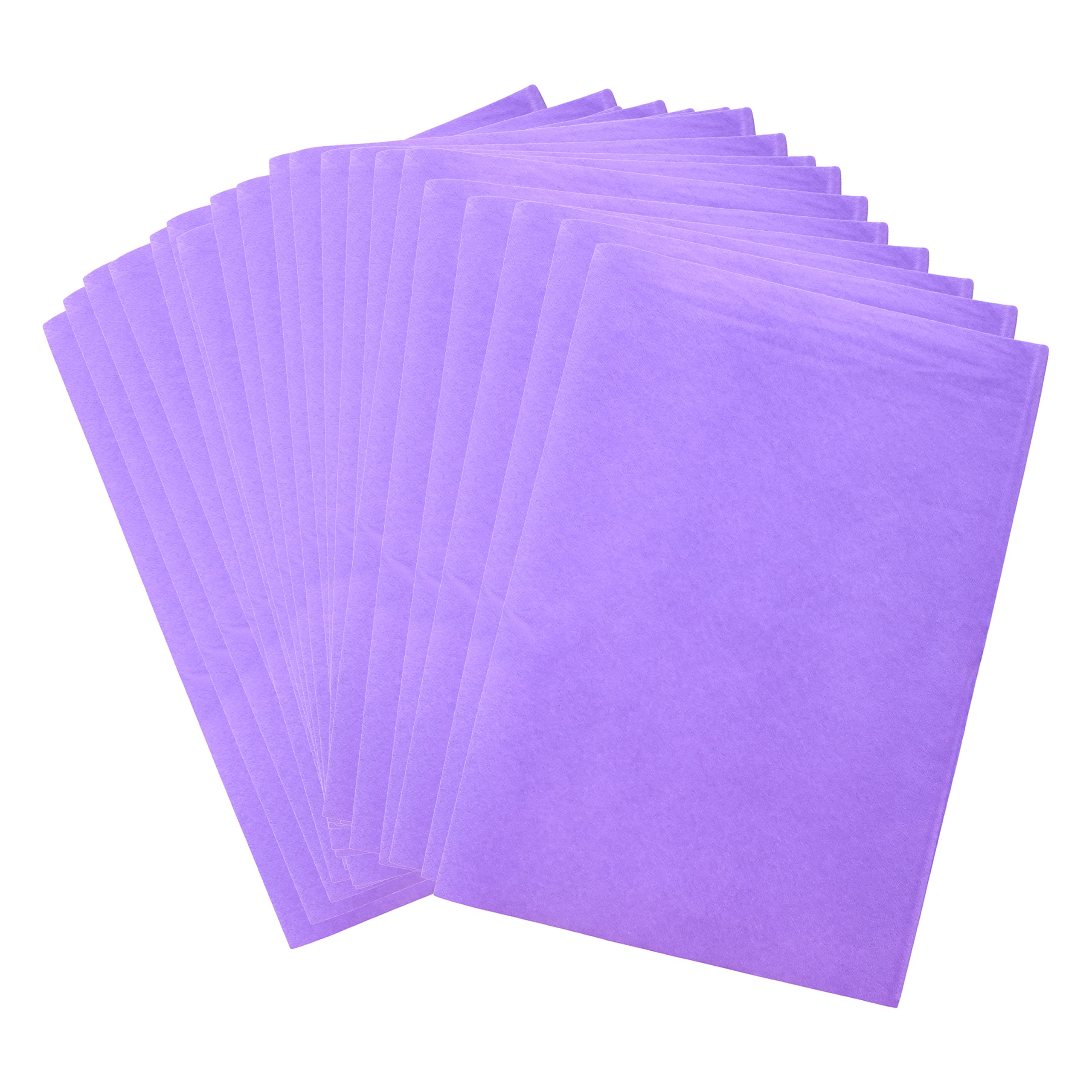 Adhesive Backed Felt Sheet for Crafts, Drawer Liner; 20 PCs Velvet Fabric Strip with Sticky Backing by Mandala Crafts