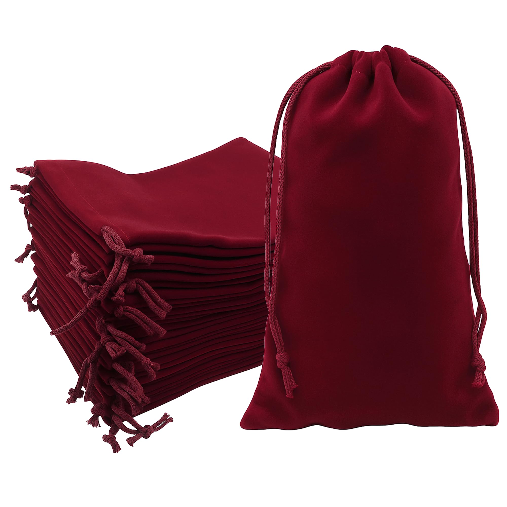 Mandala Crafts Velvet Drawstring Bags for Velvet Gift Bags - Velvet Bags with Drawstringsfor Packaging Velvet Jewelry Bags