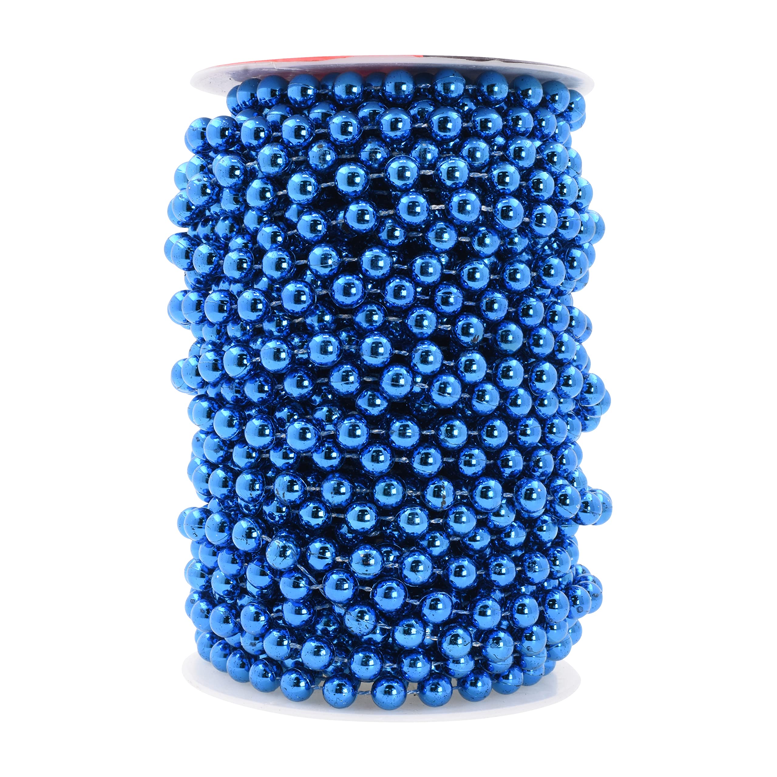 Mandala Crafts Faux Pearl Beads Garland Pearl Bead Roll String Strand for Wedding, Decorating, Trees, Crafts