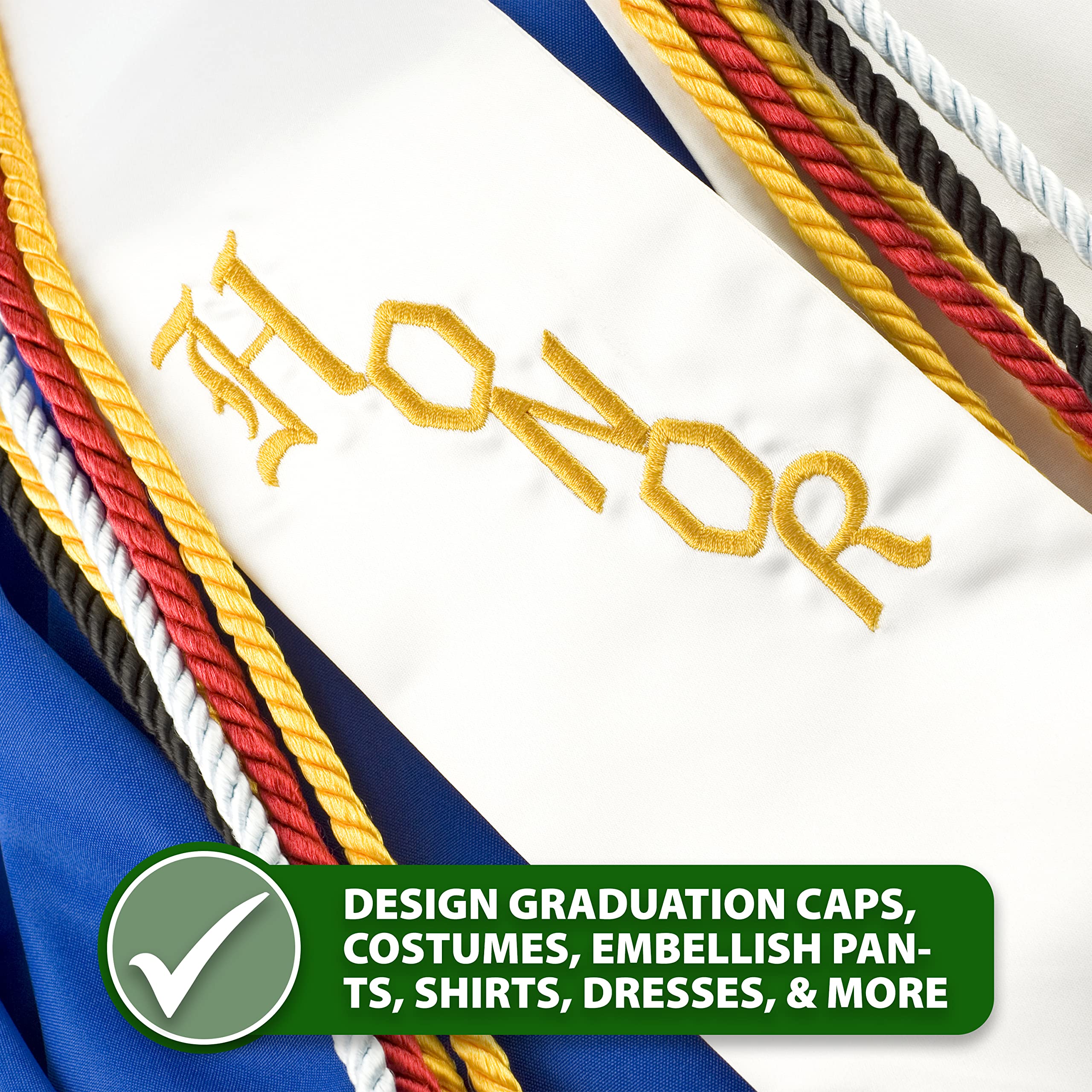 Mandala Crafts Twisted Cord Trim Decorative Rope for Crafts - Rope Braided Cord - Twisted Rope Trim for Upholstery Cording Handfasting Graduation Cord