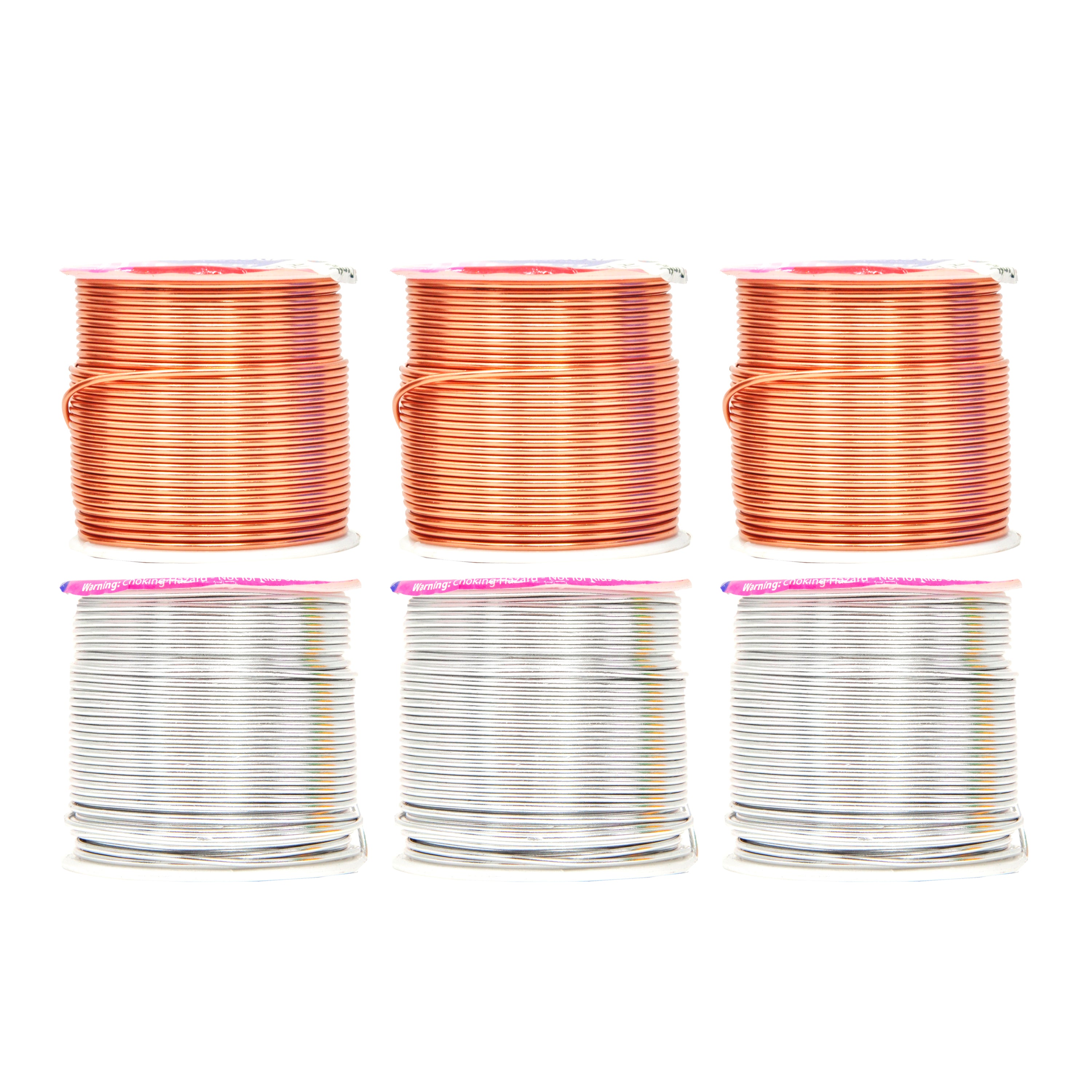 Mandala Crafts Anodized Aluminum Wire for Sculpting, Armature, Jewelry Making, Gem Metal Wrap, Garden, Colored and Soft, Assorted 6 Rolls