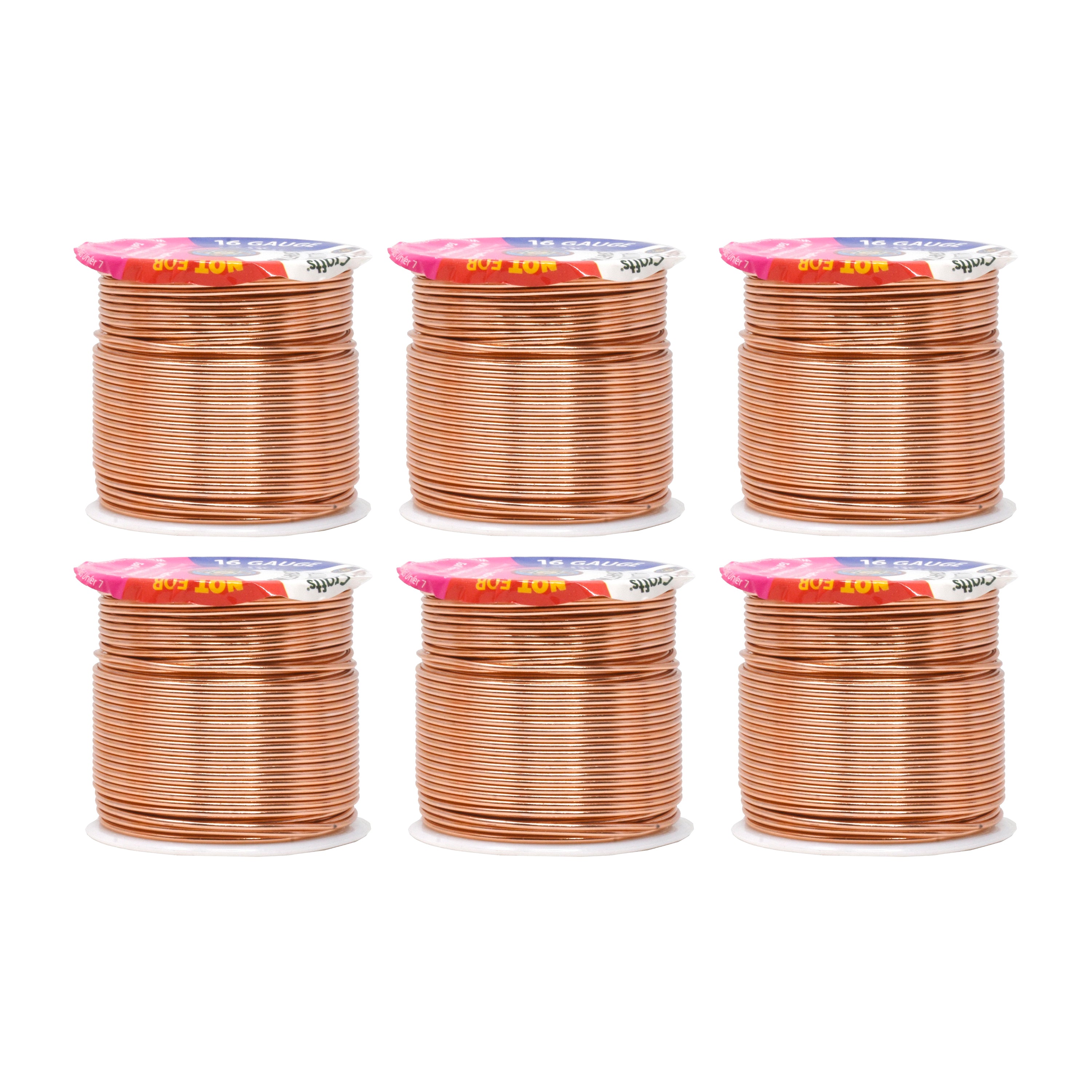 Mandala Crafts Anodized Aluminum Wire for Sculpting, Armature, Jewelry Making, Gem Metal Wrap, Garden, Colored and Soft, Assorted 6 Rolls