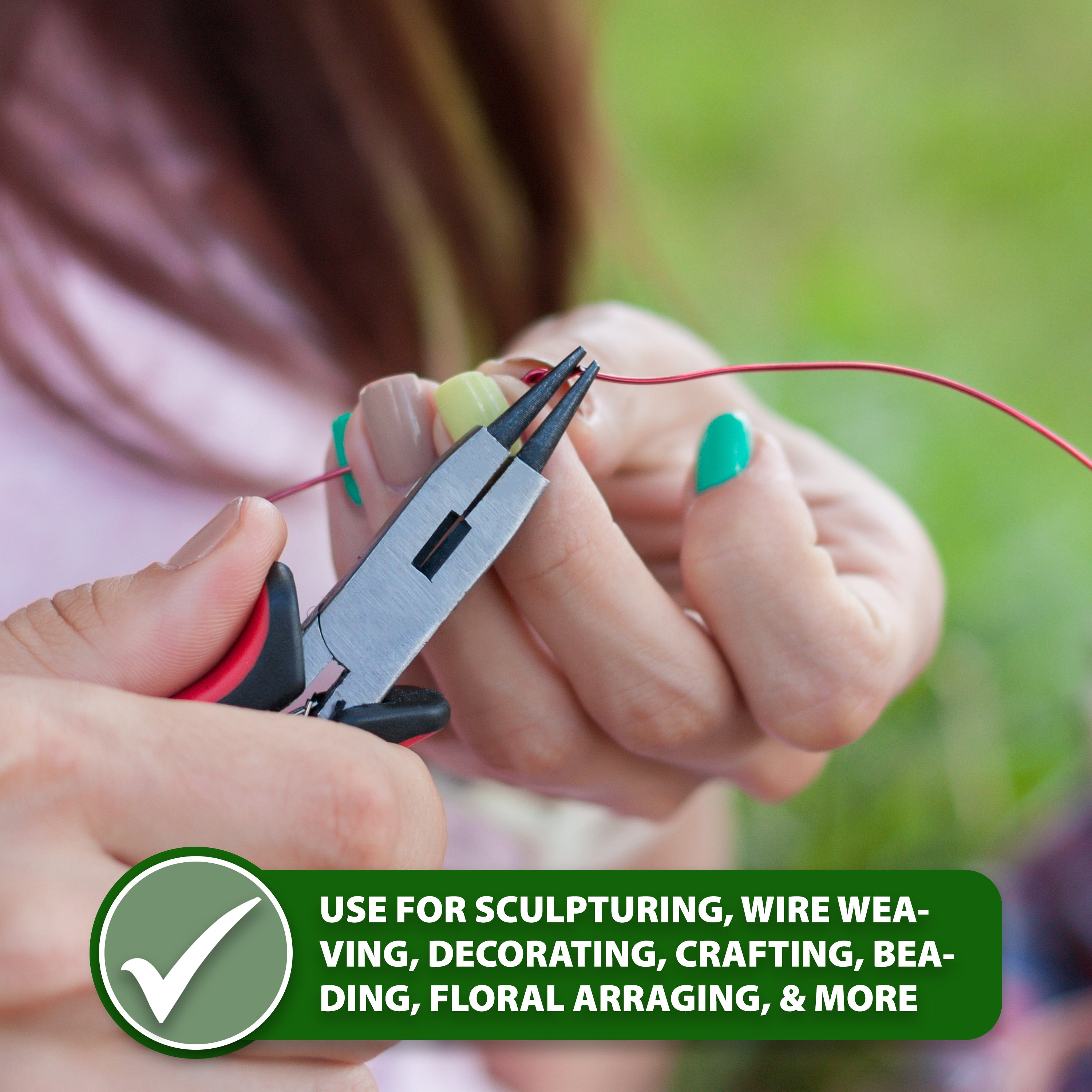 Mandala Crafts Anodized Aluminum Wire for Sculpting, Armature, Jewelry Making, Gem Metal Wrap, Garden, Colored and Soft, Assorted 6 Rolls