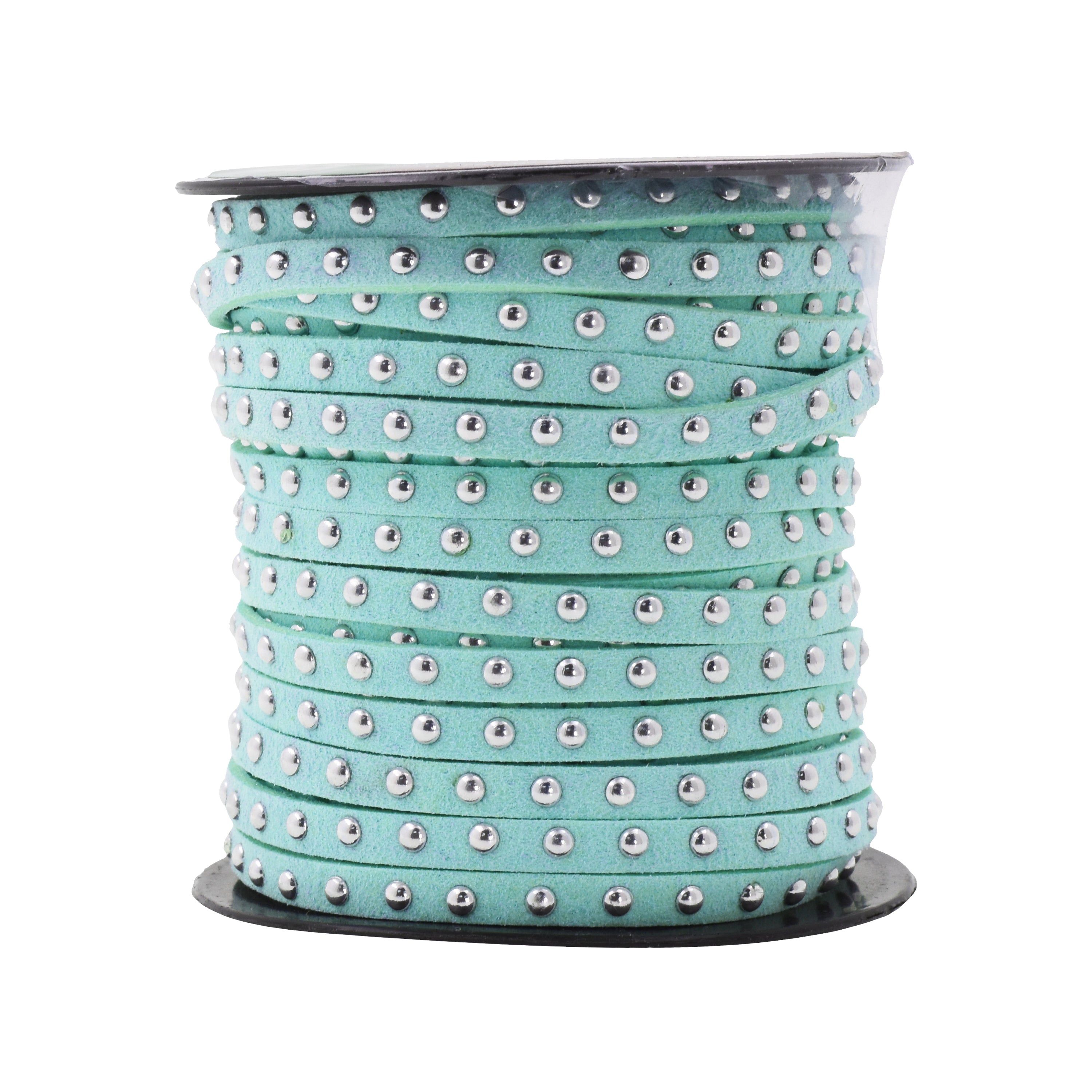 5mm Studded Faux Suede Cord Rope for Jewelry Making 20 Yards Faux Le