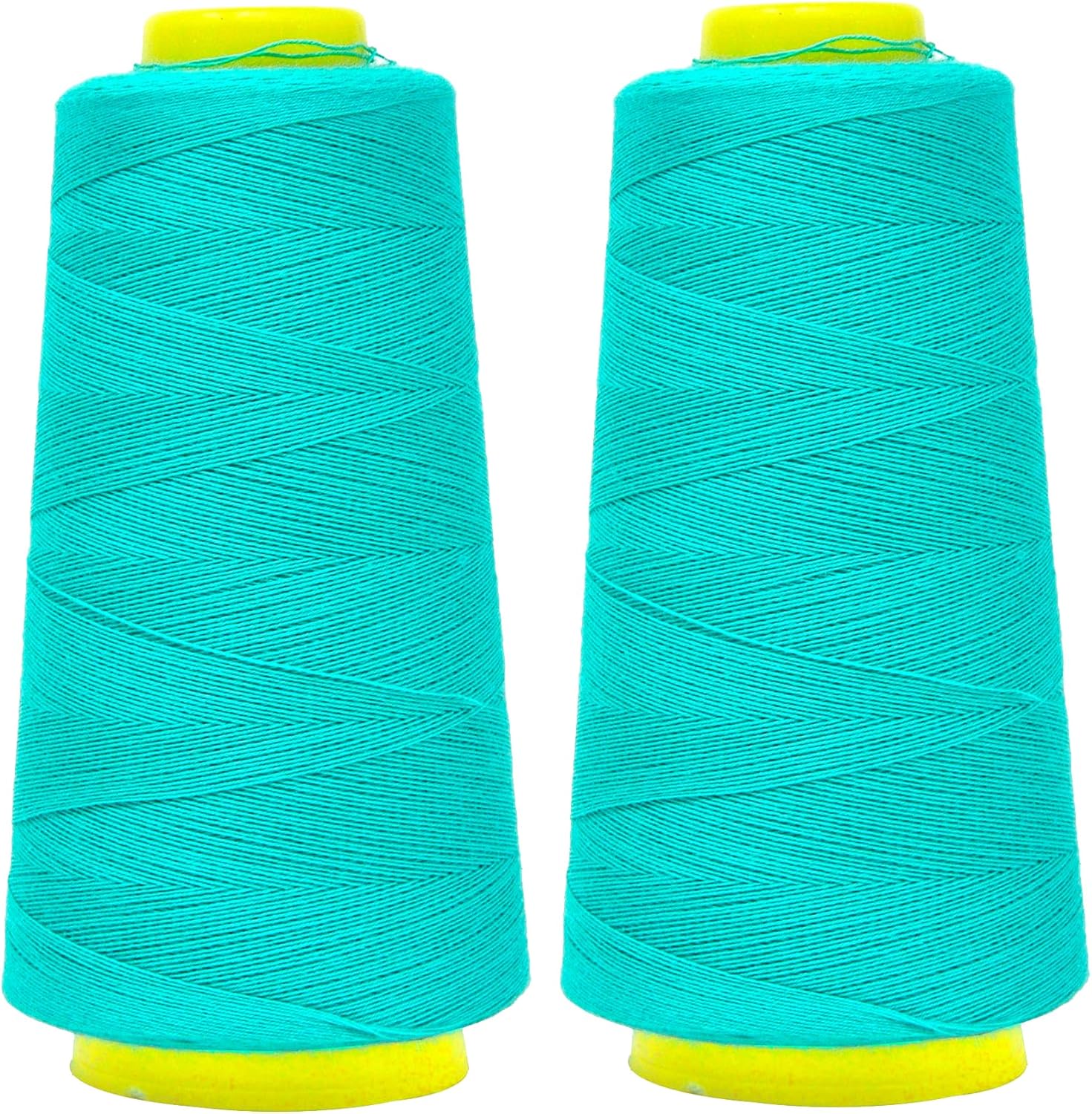 Mandala Crafts Mercerized Cotton Thread for Sewing Machine Hand Sewing - 50WT Cotton Cone Sewing Thread - 50S/2 Machine Quilting Thread Cotton Embroidery Thread