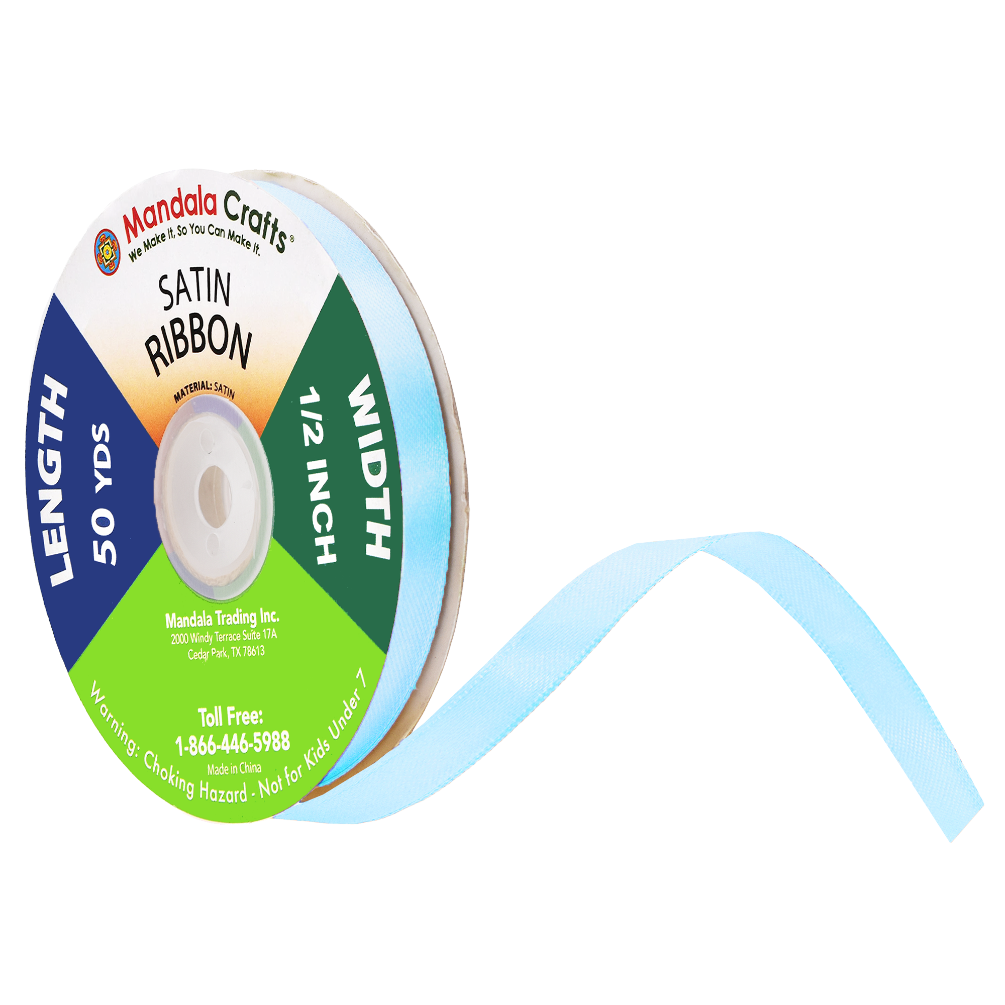 1/4 3/8 1/2 Inch Satin Ribbon for Crafts - Ribbons for Gift Wrapping - Fabric Ribbons for Flower Bouquet Hair Ribbons Wedding Party Decoration