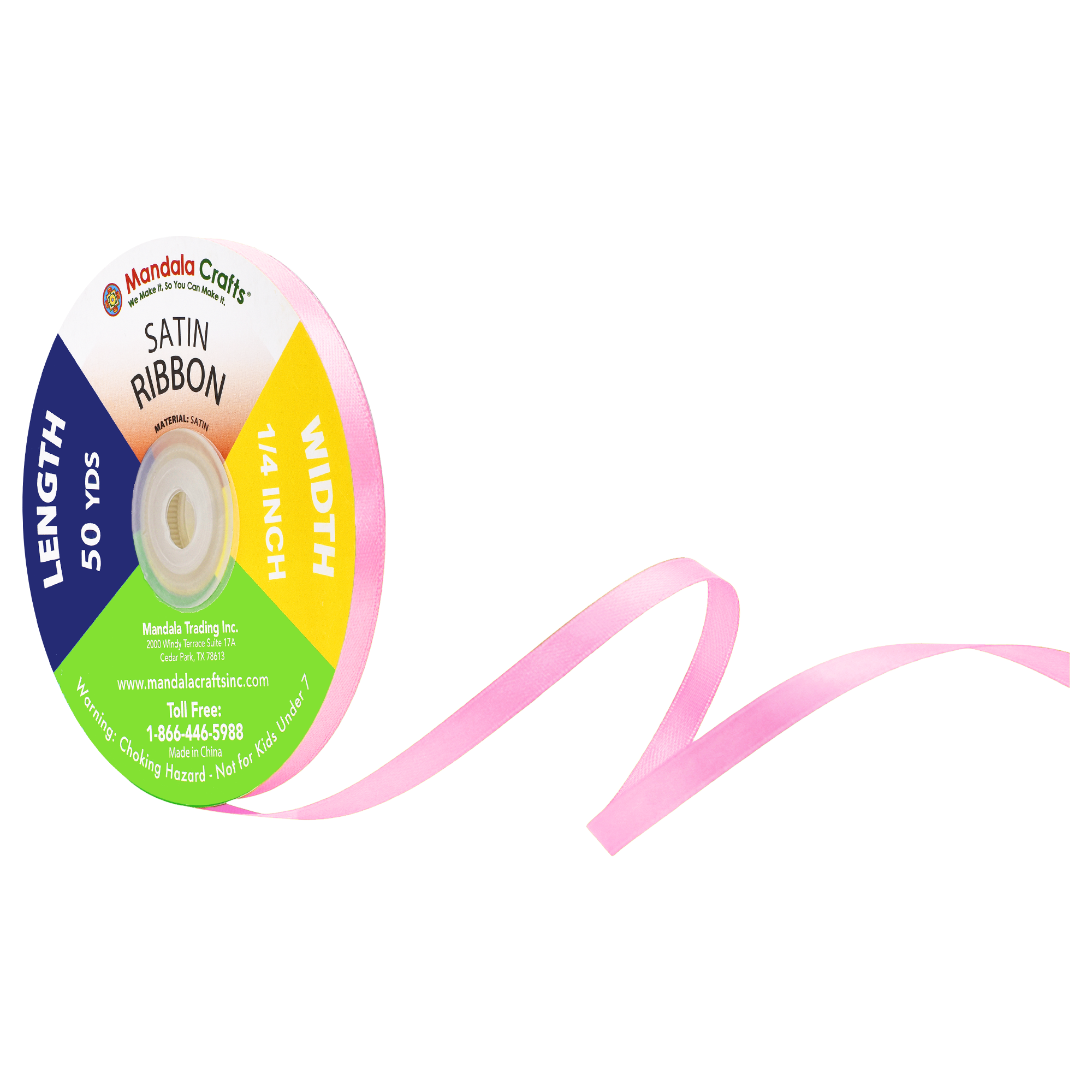 1/4 3/8 1/2 Inch Satin Ribbon for Crafts - Ribbons for Gift Wrapping - Fabric Ribbons for Flower Bouquet Hair Ribbons Wedding Party Decoration