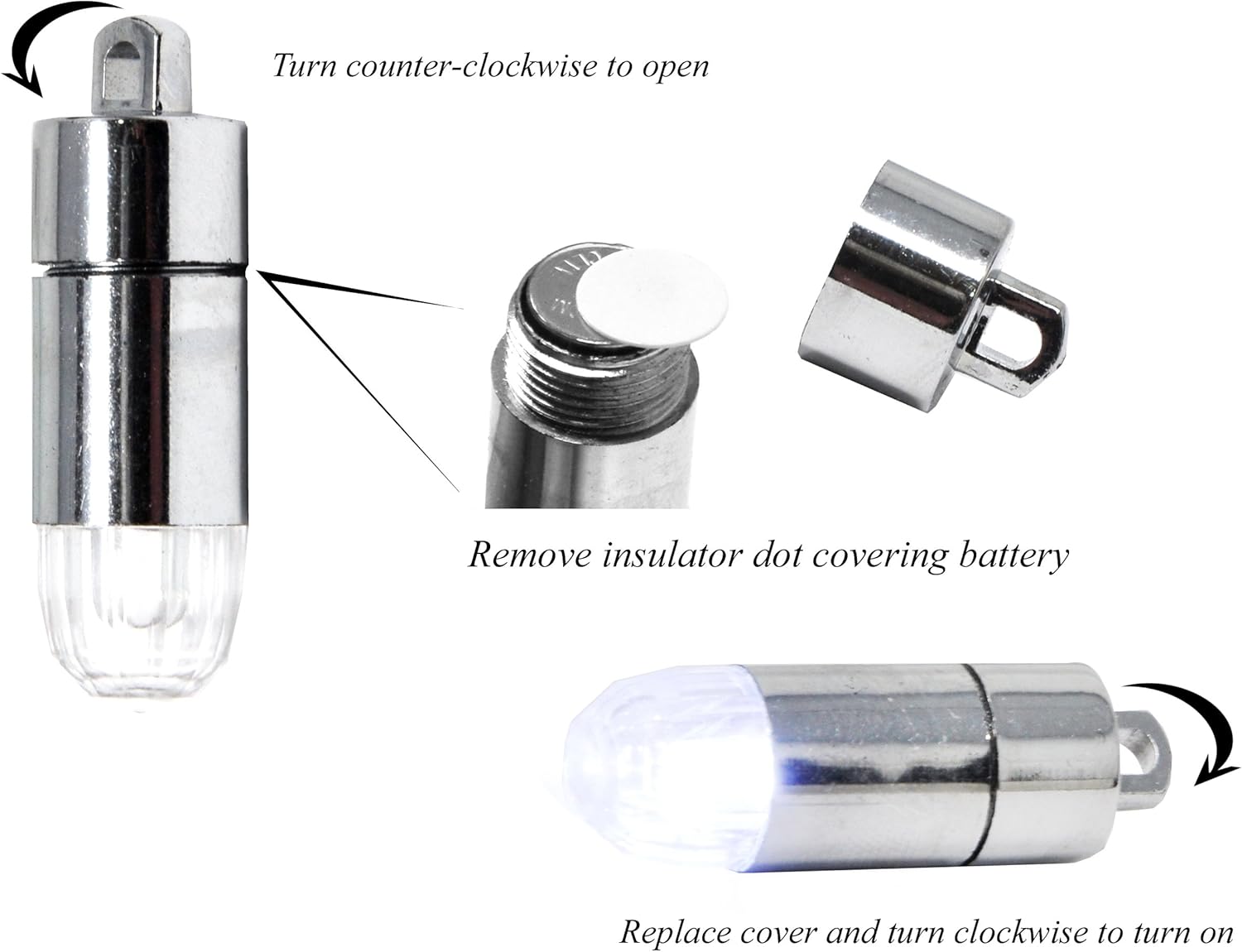 Battery Operated Led Party Lights – Single Tiny Led Light – Mini LED Lights for Paper Lanterns Balloons Party Decoration, Waterproof 30 PCS