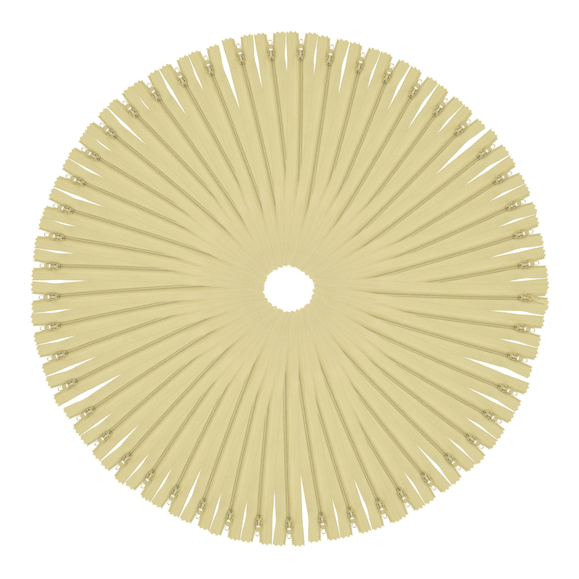 Mandala Crafts Beige Nylon Zippers for Sewing Zipper in Bulk - Beige Zippers Sewing Supplies - Beige Sewing Zippers for Tailor Zipper Replacement