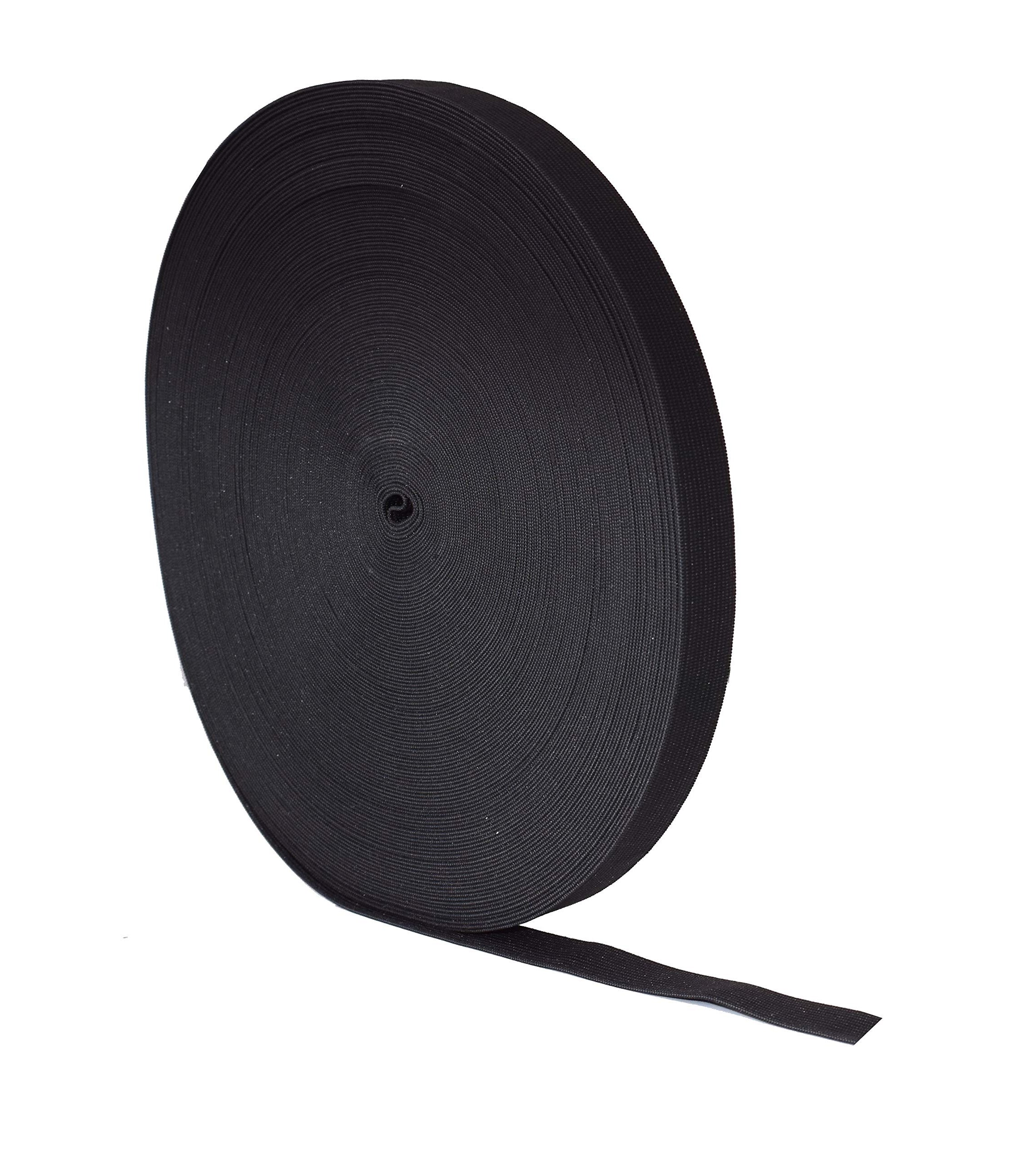 1/4 Inch Elastic Band for Sewing - Wide 1/4 Inch Elastic Bands Spool for Pants Elastic Waistband Sewing - 153 YD Stretchy Flat Fabric Strap Knit Elastic Band for Wig