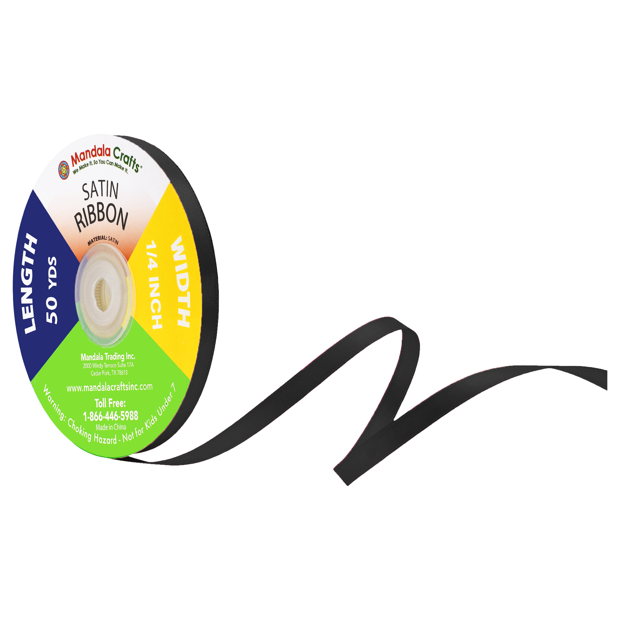 1/4 3/8 1/2 Inch Satin Ribbon for Crafts - Ribbons for Gift Wrapping - Fabric Ribbons for Flower Bouquet Hair Ribbons Wedding Party Decoration