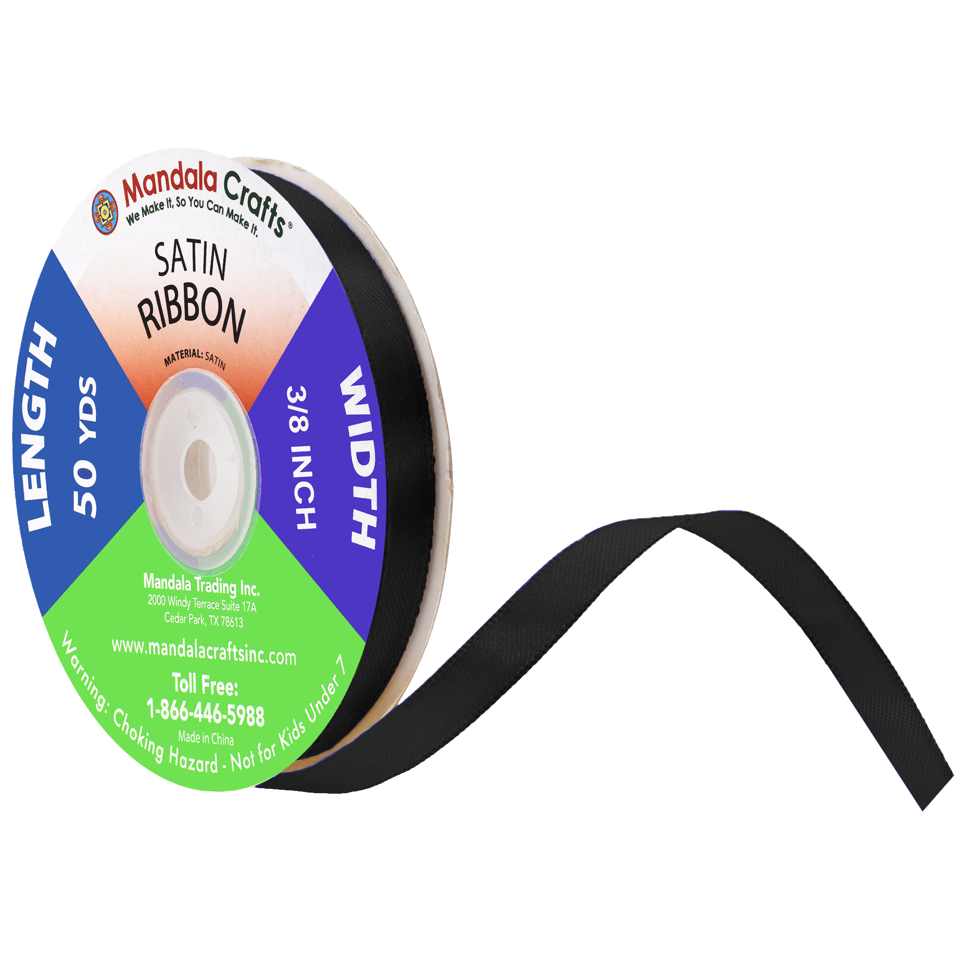 1/4 3/8 1/2 Inch Satin Ribbon for Crafts - Ribbons for Gift Wrapping - Fabric Ribbons for Flower Bouquet Hair Ribbons Wedding Party Decoration