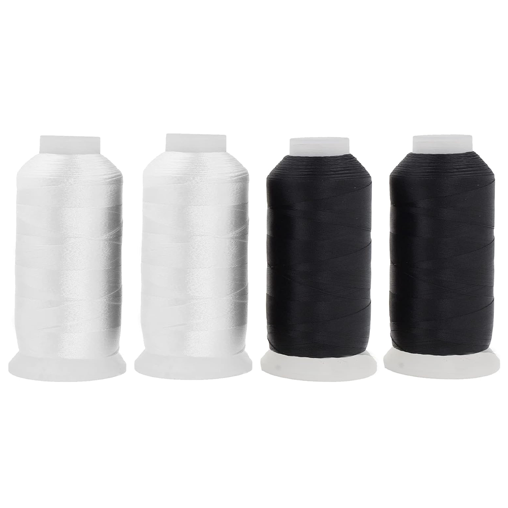 Mandala Crafts Heavy Duty Thread - 1500 Yds Heavy Duty Polyester Thread for Sewing Machine Outdoor Marine Jeans Leather Thread Drapery Upholstery Thread