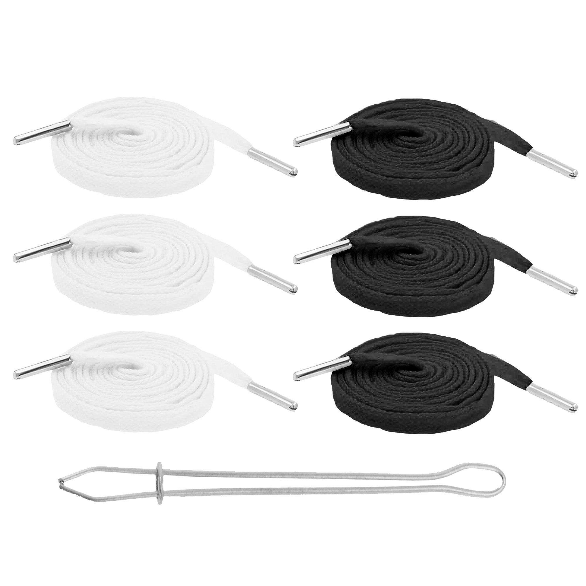 Drawstring Cord Drawstring Replacement, 6 PCs 55 Inch Drawcord Replacement Drawstring Threader, Draw Cord Hoodie String Replacement