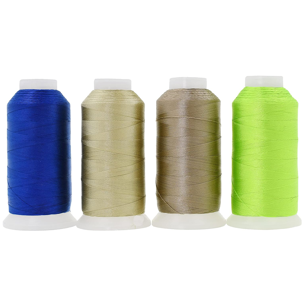 Mandala Crafts Heavy Duty Thread - 1500 Yds Heavy Duty Polyester Thread for Sewing Machine Outdoor Marine Jeans Leather Thread Drapery Upholstery Thread