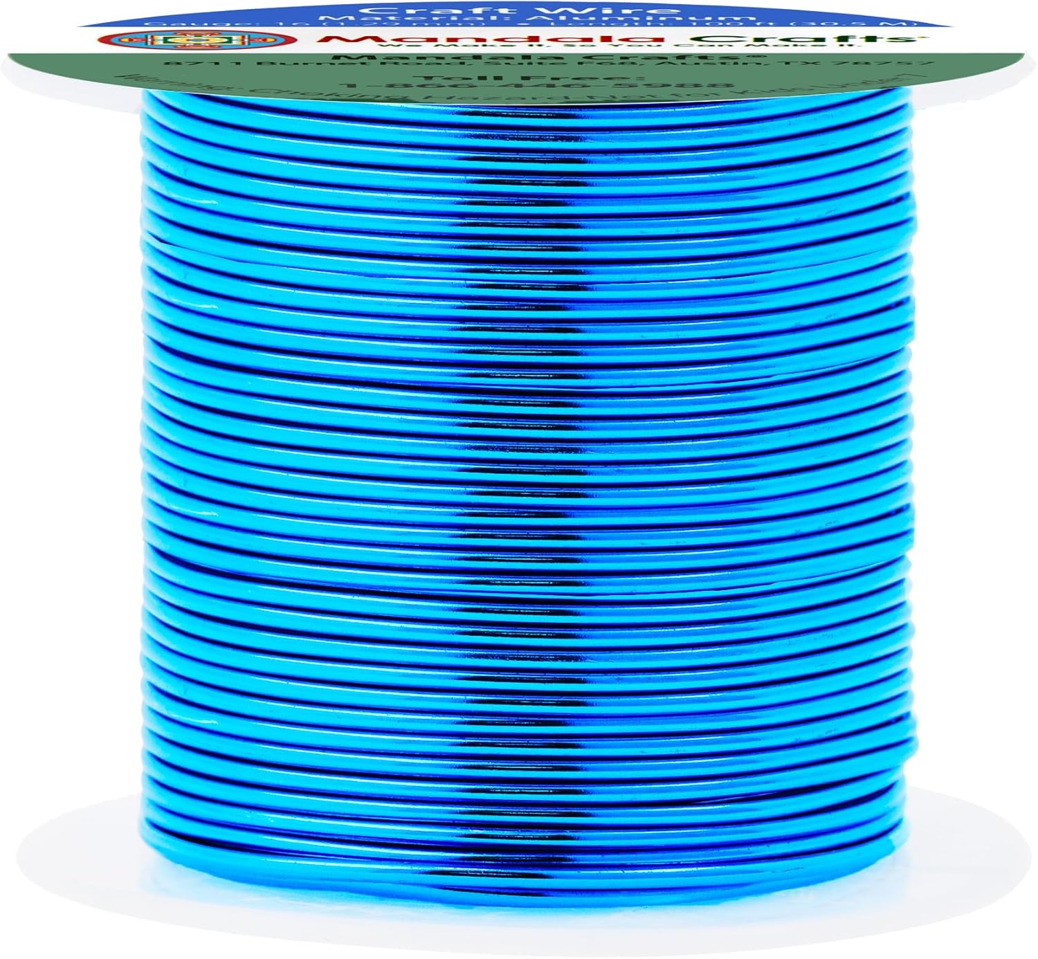 18 Gauge Anodized Aluminum Craft Wire for Jewelry Making - Bendable Flexible Crafting Wire 18 Gauge Wire Colored for Bonsai - Armature Wire for Sculpting - 100 feet