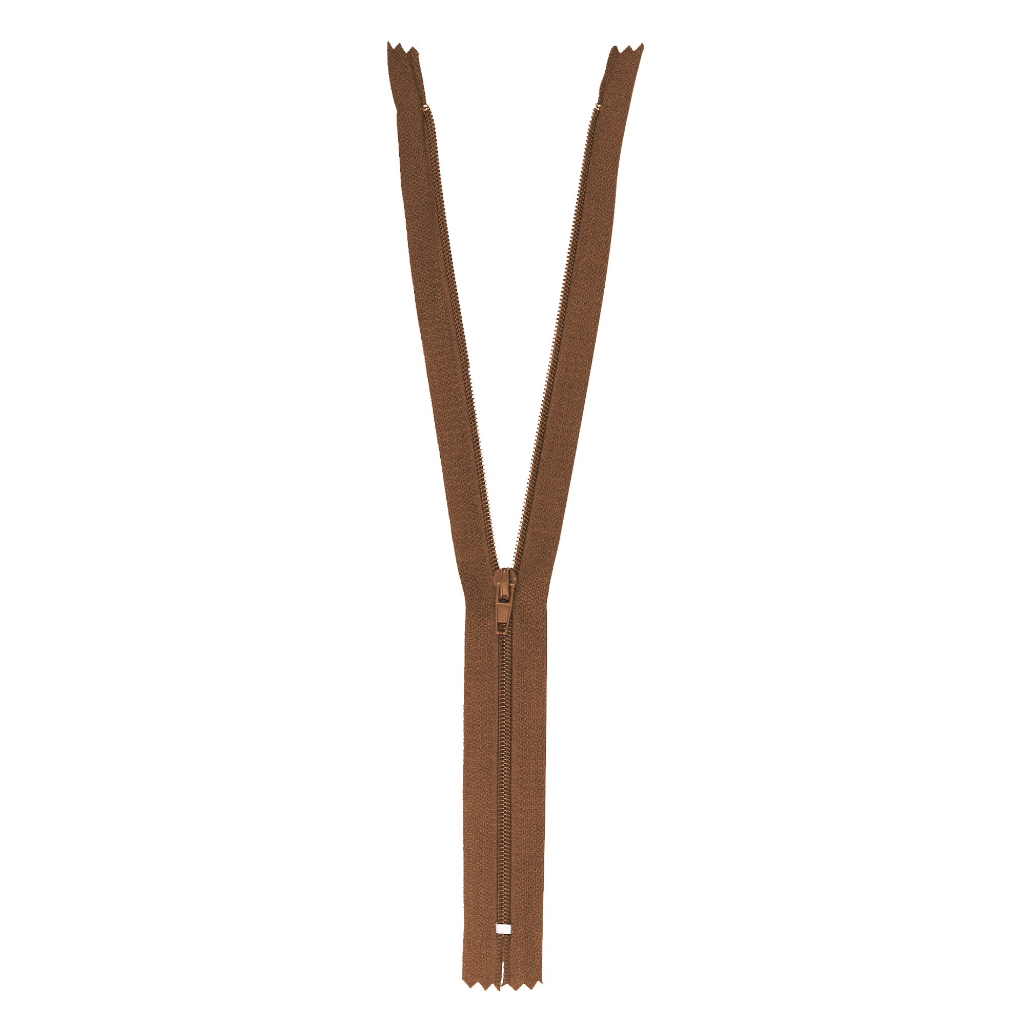 Mandala Crafts Brown Nylon Zippers for Sewing Zipper in Bulk - Brown Zippers Sewing Supplies - Brown Sewing Zippers for Tailor Zipper Replacement