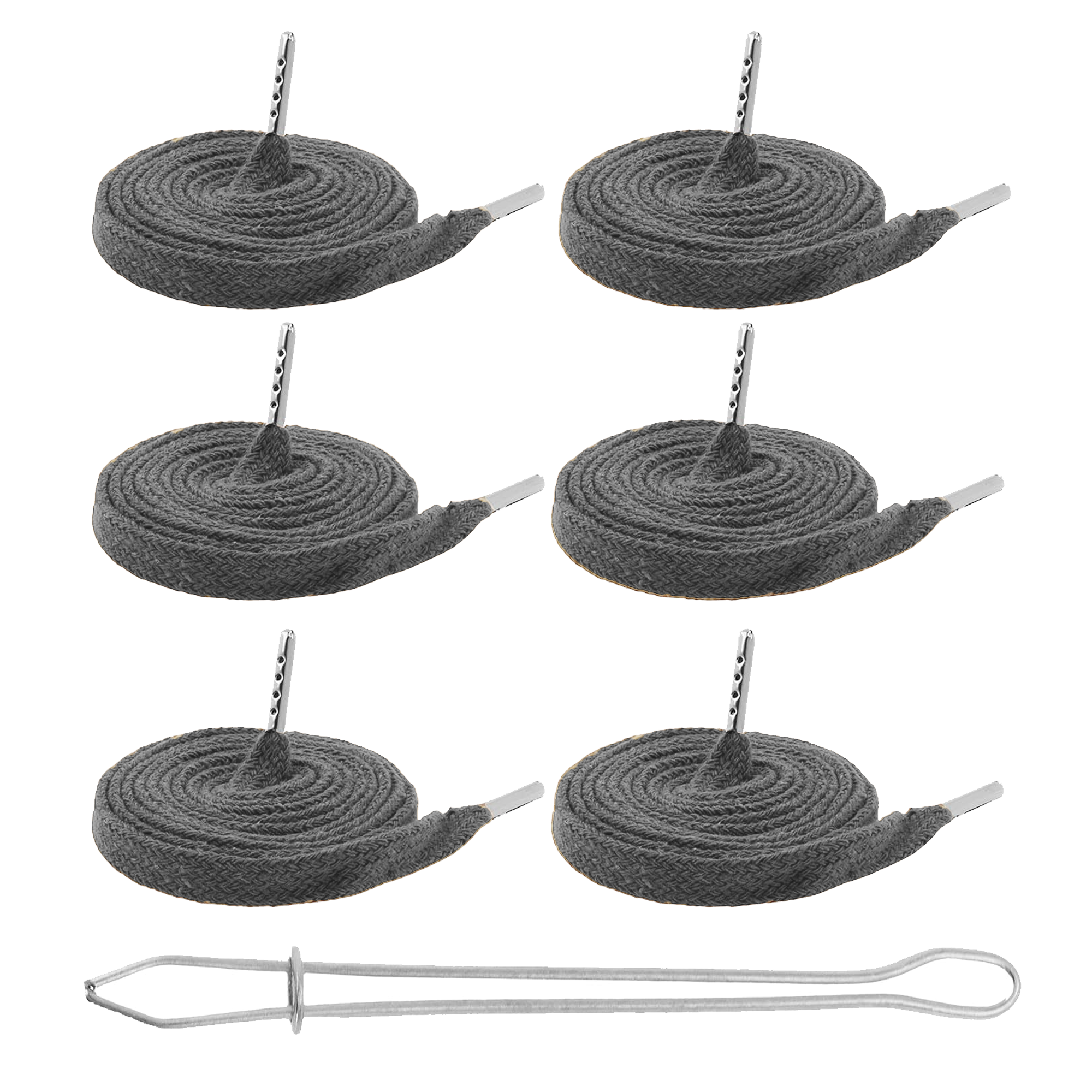 Drawstring Cord Drawstring Replacement, 6 PCs 55 Inch Drawcord Replacement Drawstring Threader, Draw Cord Hoodie String Replacement