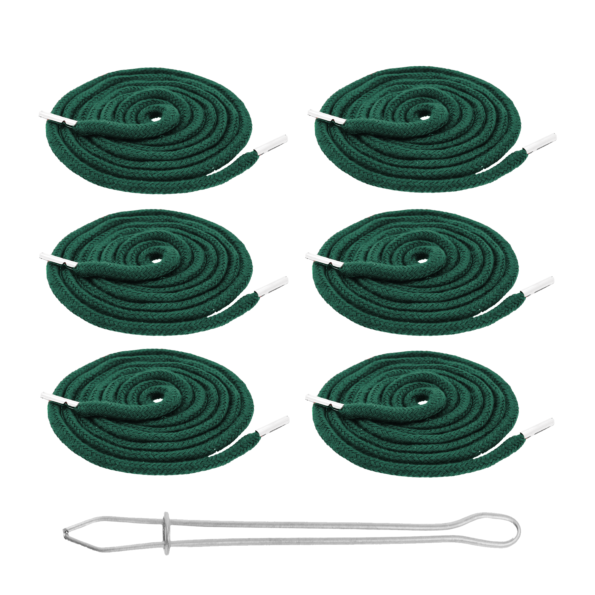 Drawstring Cord Drawstring Replacement, 6 PCs 55 Inch Drawcord Replacement Drawstring Threader, Draw Cord Hoodie String Replacement