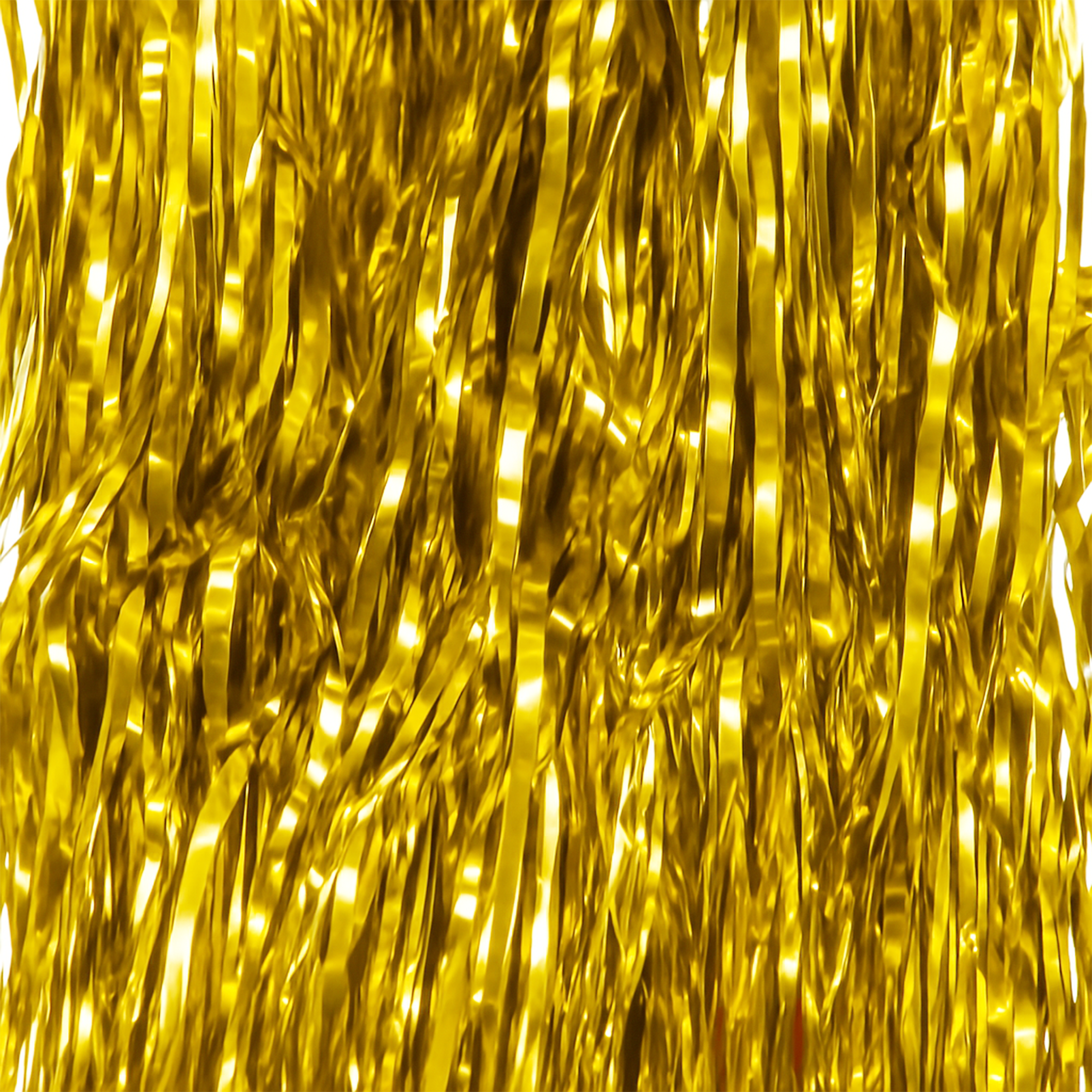 Mandala Crafts Foil Tinsel Fringe Garland Metallic Fringe Banner - 20FT Tinsel Strands Icicles for Christmas Tree Xmas