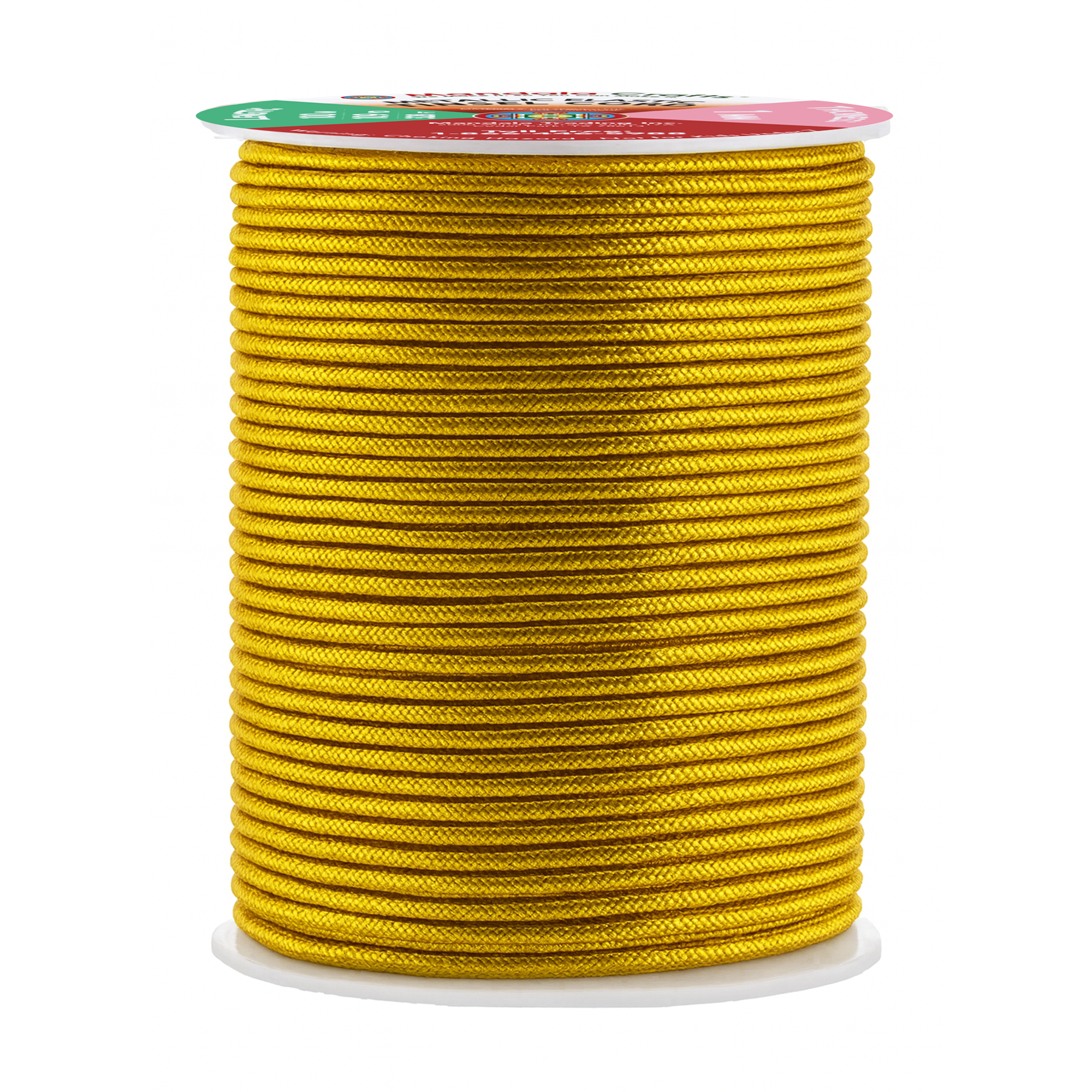 Metallic Cord Tinsel String Rope for Ornament Hanging, Decorating, Gift Wrapping, Crafting