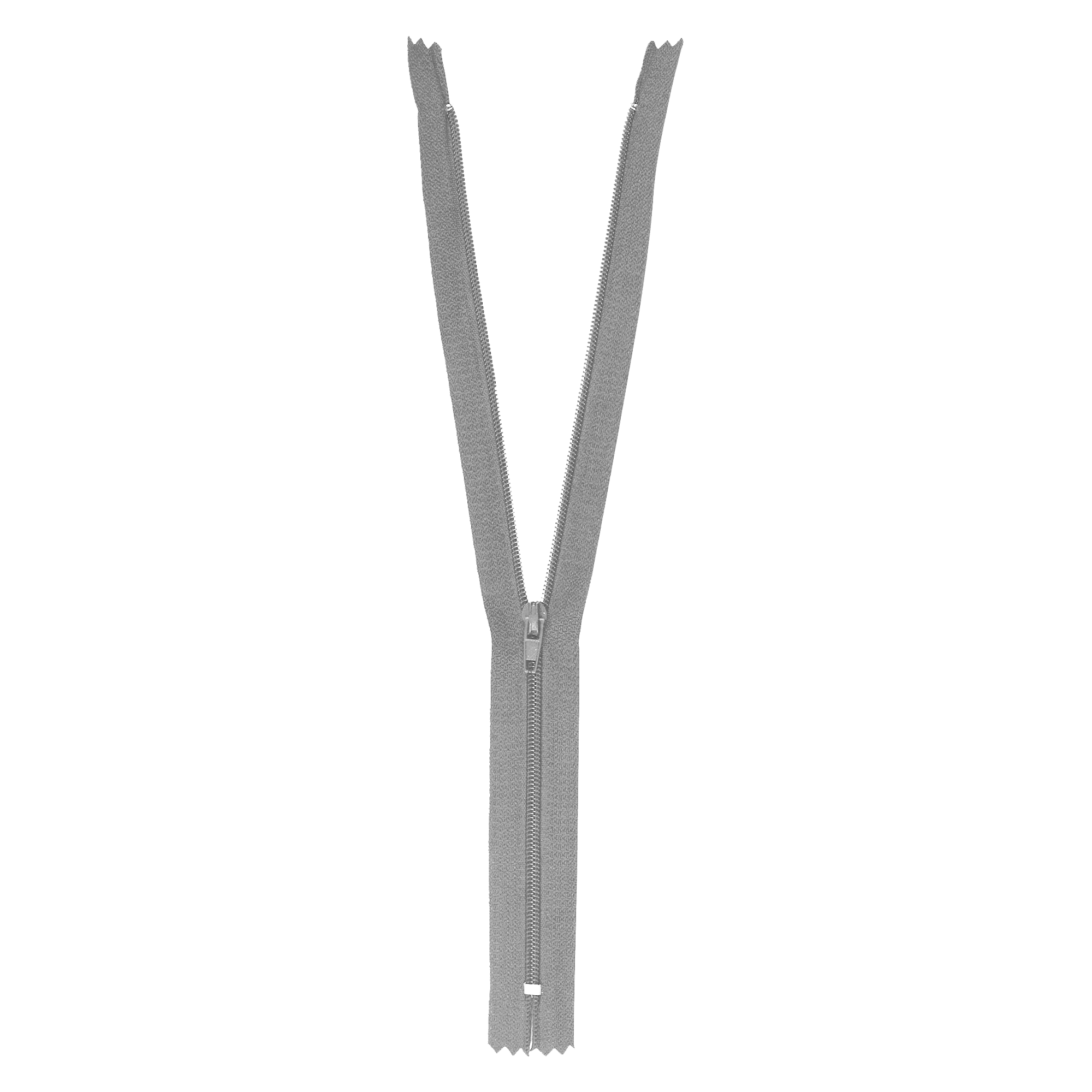 Mandala Crafts Gray Nylon Zippers for Sewing Zipper in Bulk - Gray Zippers Sewing Supplies - Gray Sewing Zippers for Tailor Zipper Replacement