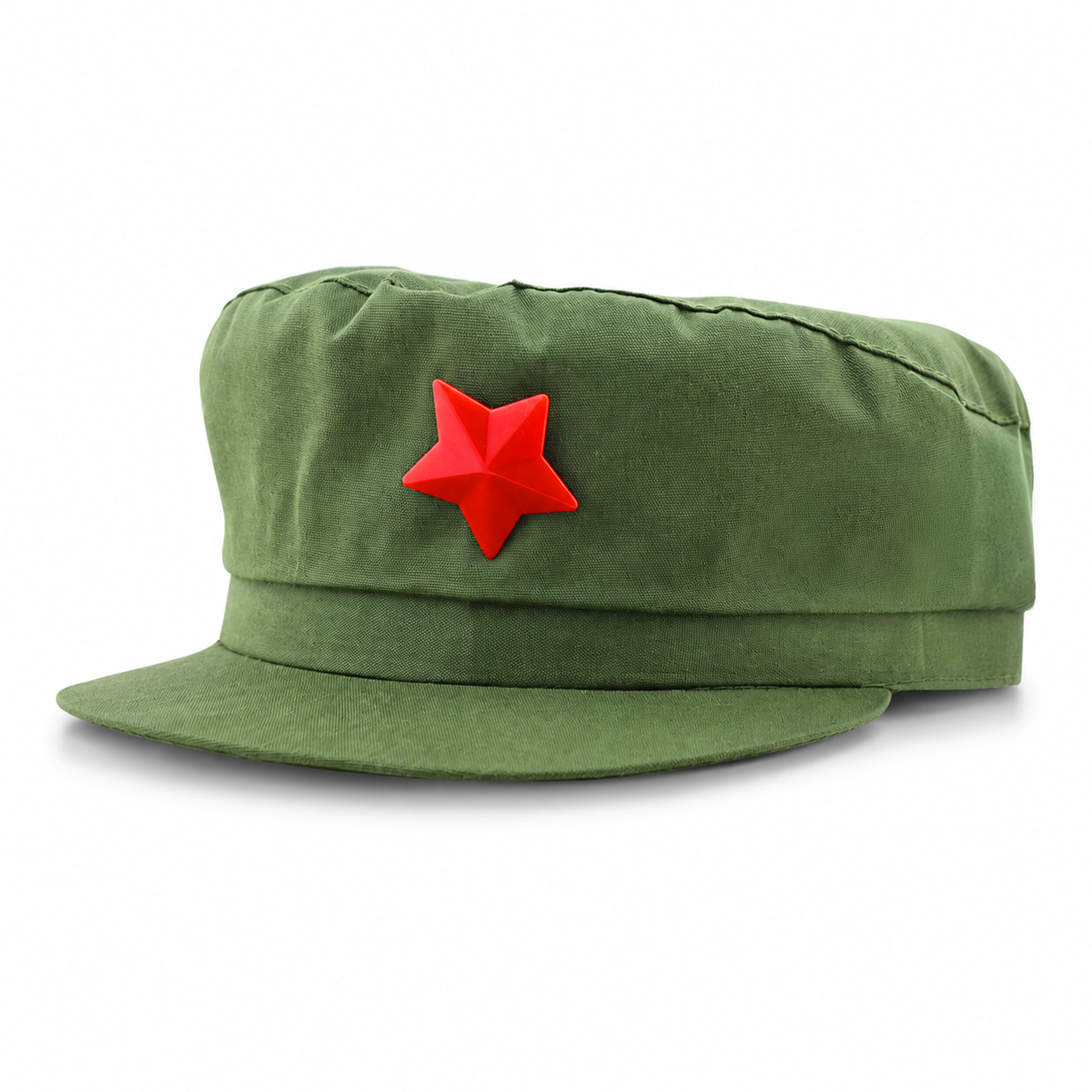 Mandala Crafts Green Military Style Mao Cap Adult Halloween Costume Hat