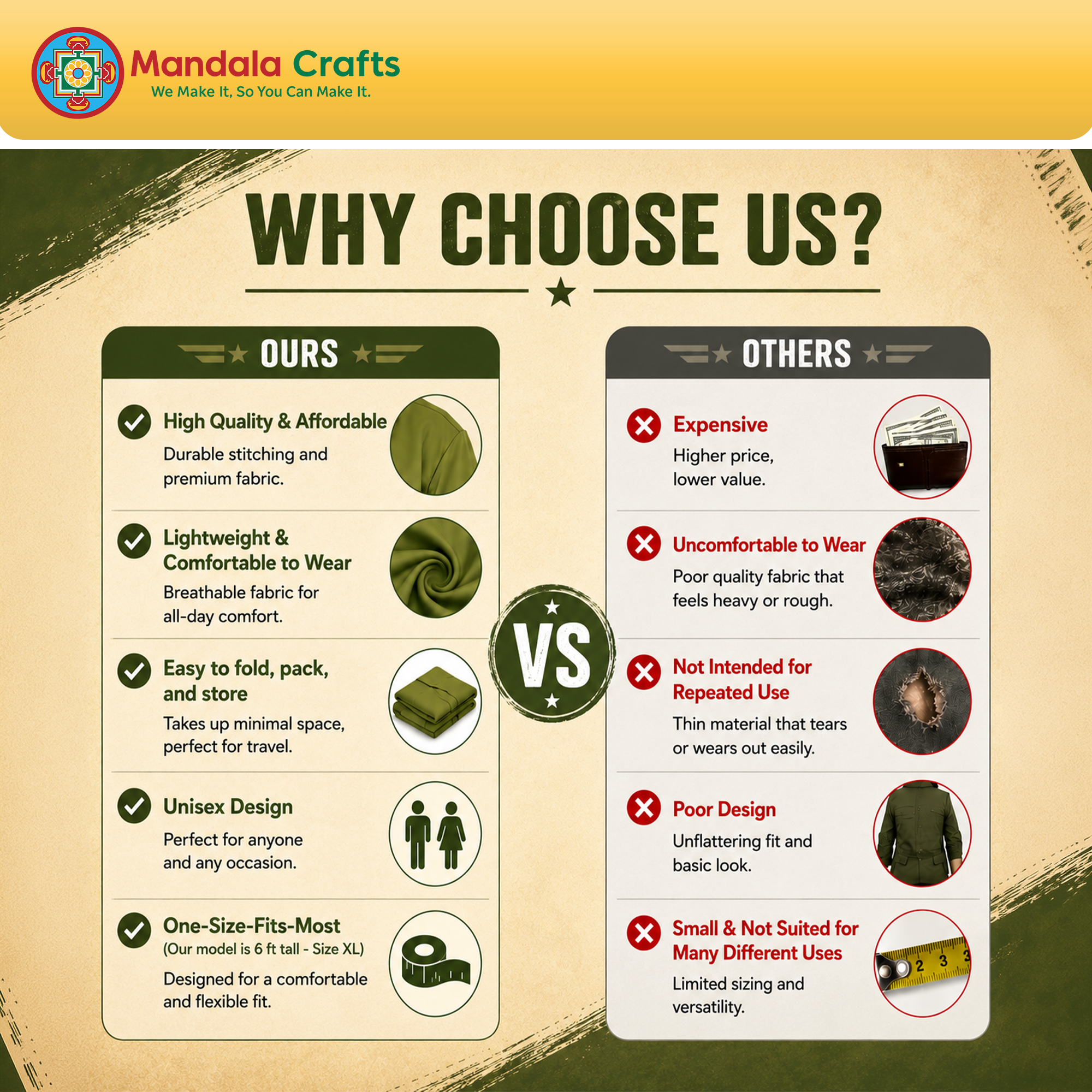Mandala Crafts Green XL Military Style Mao Uniform Adult Halloween Costume