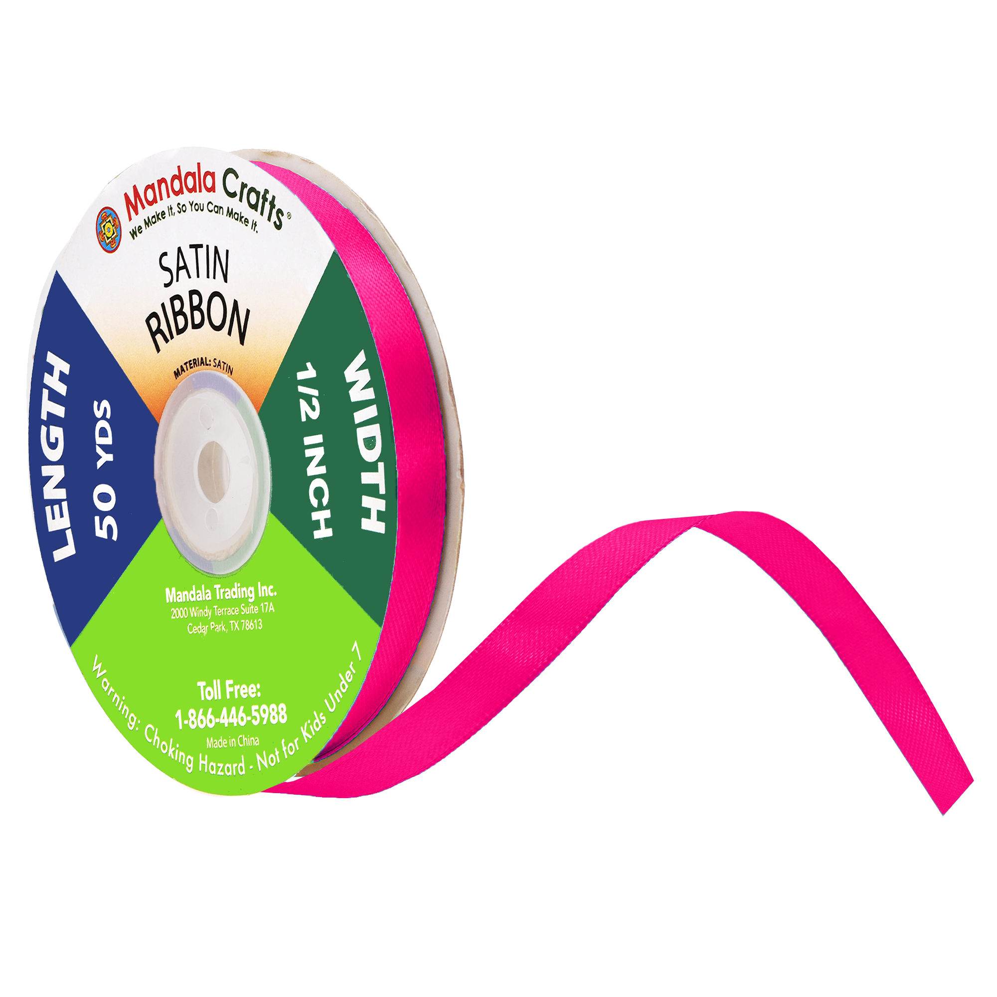 1/4 3/8 1/2 Inch Satin Ribbon for Crafts - Ribbons for Gift Wrapping - Fabric Ribbons for Flower Bouquet Hair Ribbons Wedding Party Decoration