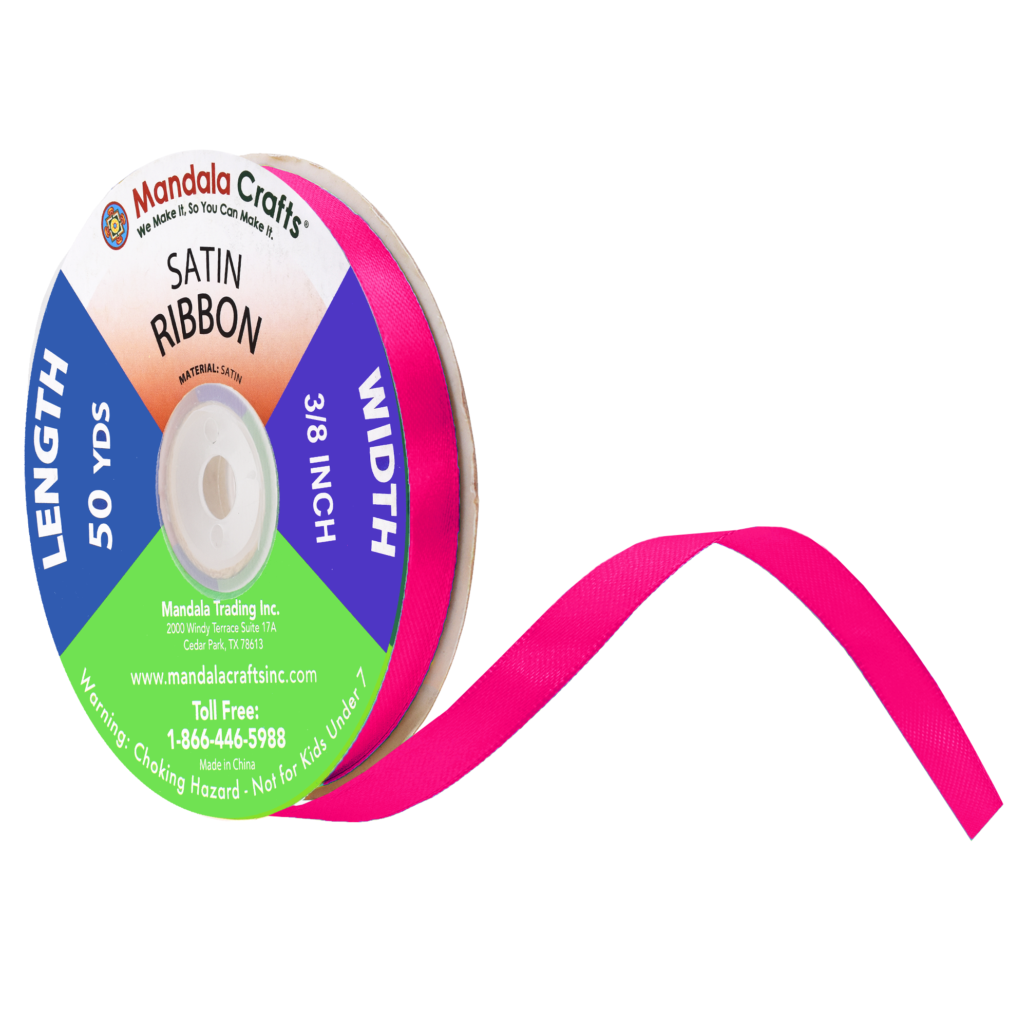 1/4 3/8 1/2 Inch Satin Ribbon for Crafts - Ribbons for Gift Wrapping - Fabric Ribbons for Flower Bouquet Hair Ribbons Wedding Party Decoration