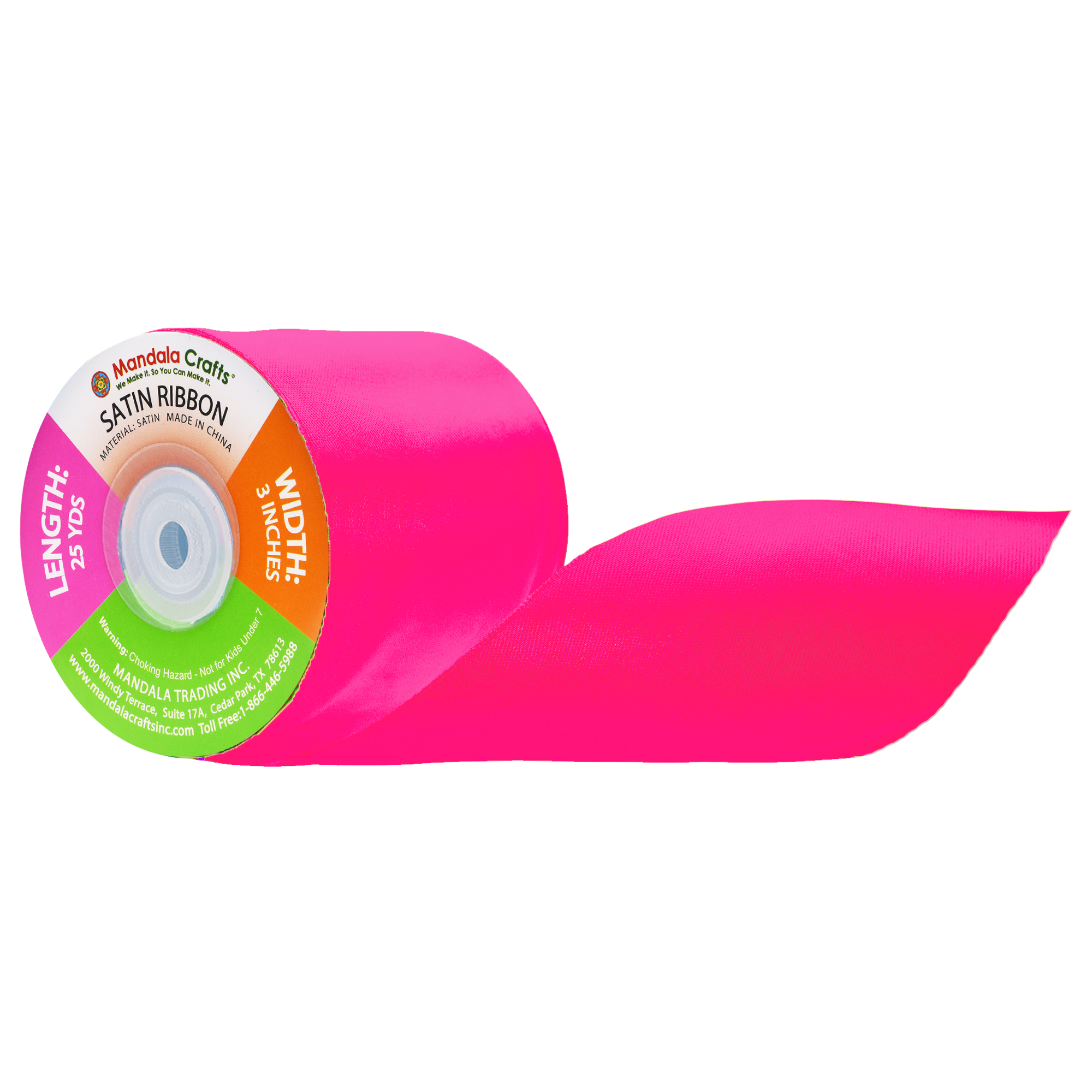 1 1.5 2 3 Inch Satin Ribbon for Gift Wrapping, Weddings, Hair, Dresses, Blanket Edging, Crafts, Bows, Ornaments