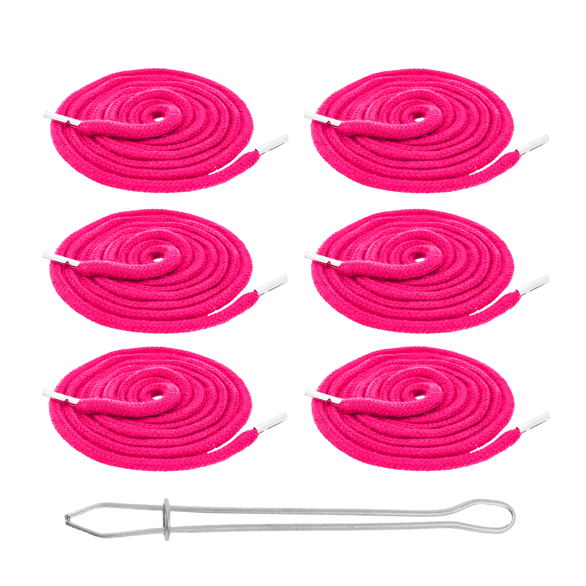 Drawstring Cord Drawstring Replacement, 6 PCs 55 Inch Drawcord Replacement Drawstring Threader, Draw Cord Hoodie String Replacement