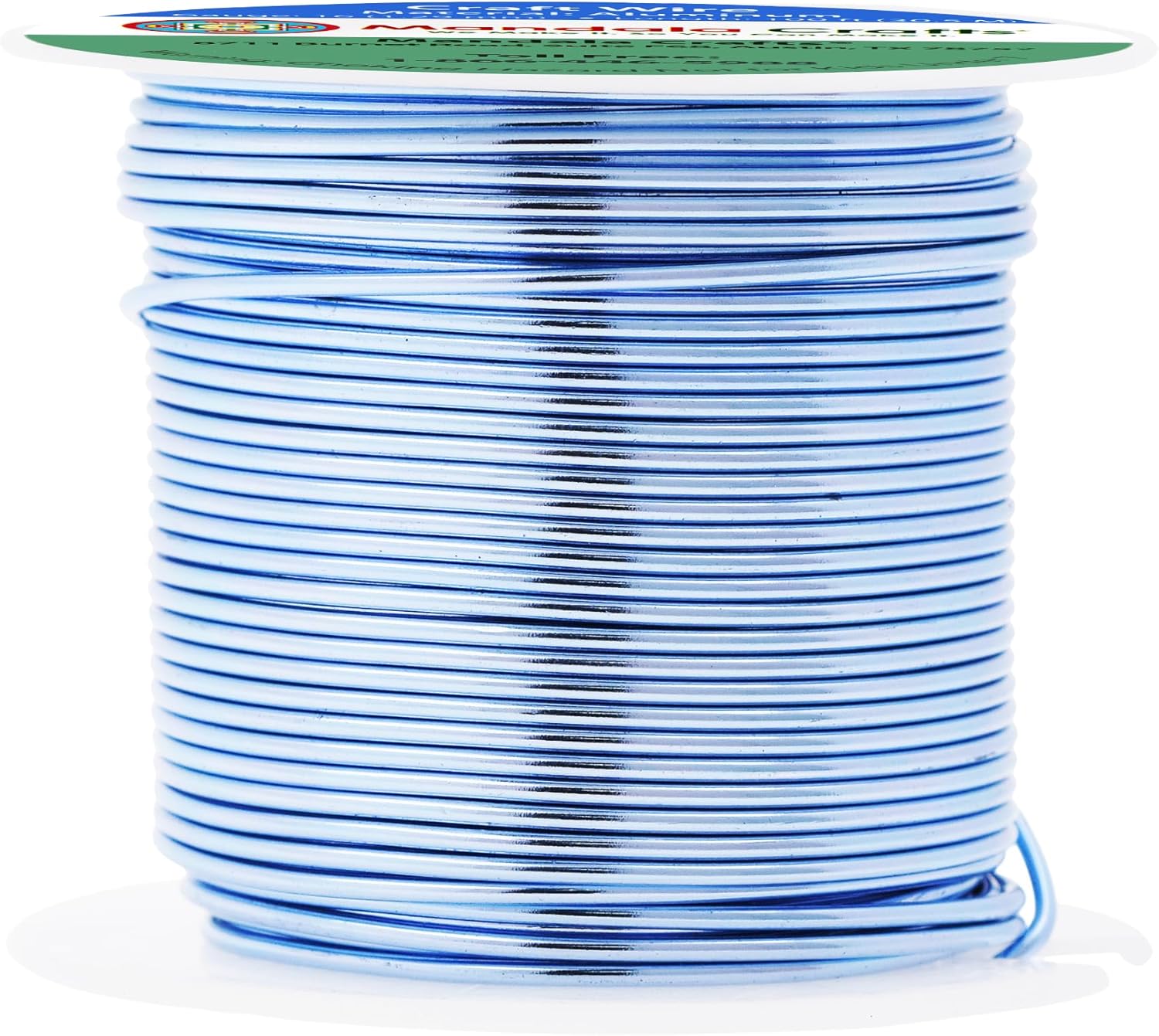 18 Gauge Anodized Aluminum Craft Wire for Jewelry Making - Bendable Flexible Crafting Wire 18 Gauge Wire Colored for Bonsai - Armature Wire for Sculpting - 100 feet