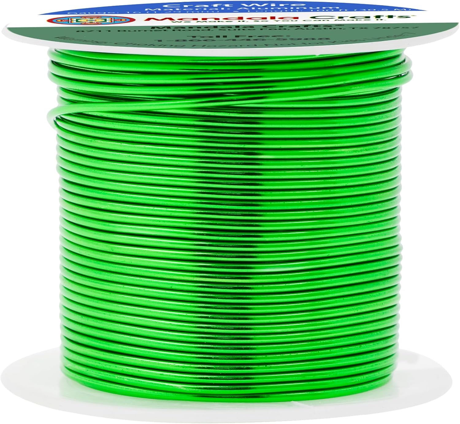 18 Gauge Anodized Aluminum Craft Wire for Jewelry Making - Bendable Flexible Crafting Wire 18 Gauge Wire Colored for Bonsai - Armature Wire for Sculpting - 100 feet